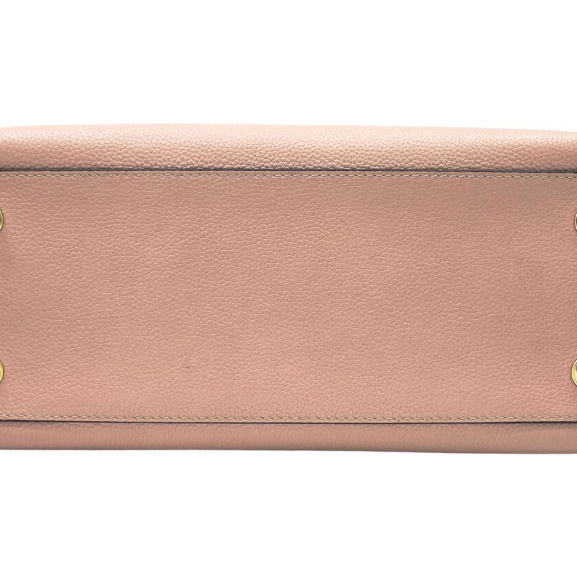 Louis Vuitton Black Pink Cuir Ombre Leather Handbag