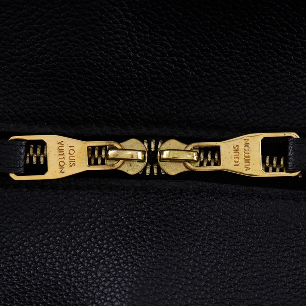Louis Vuitton Black Noir Monogram Empreinte Handbag