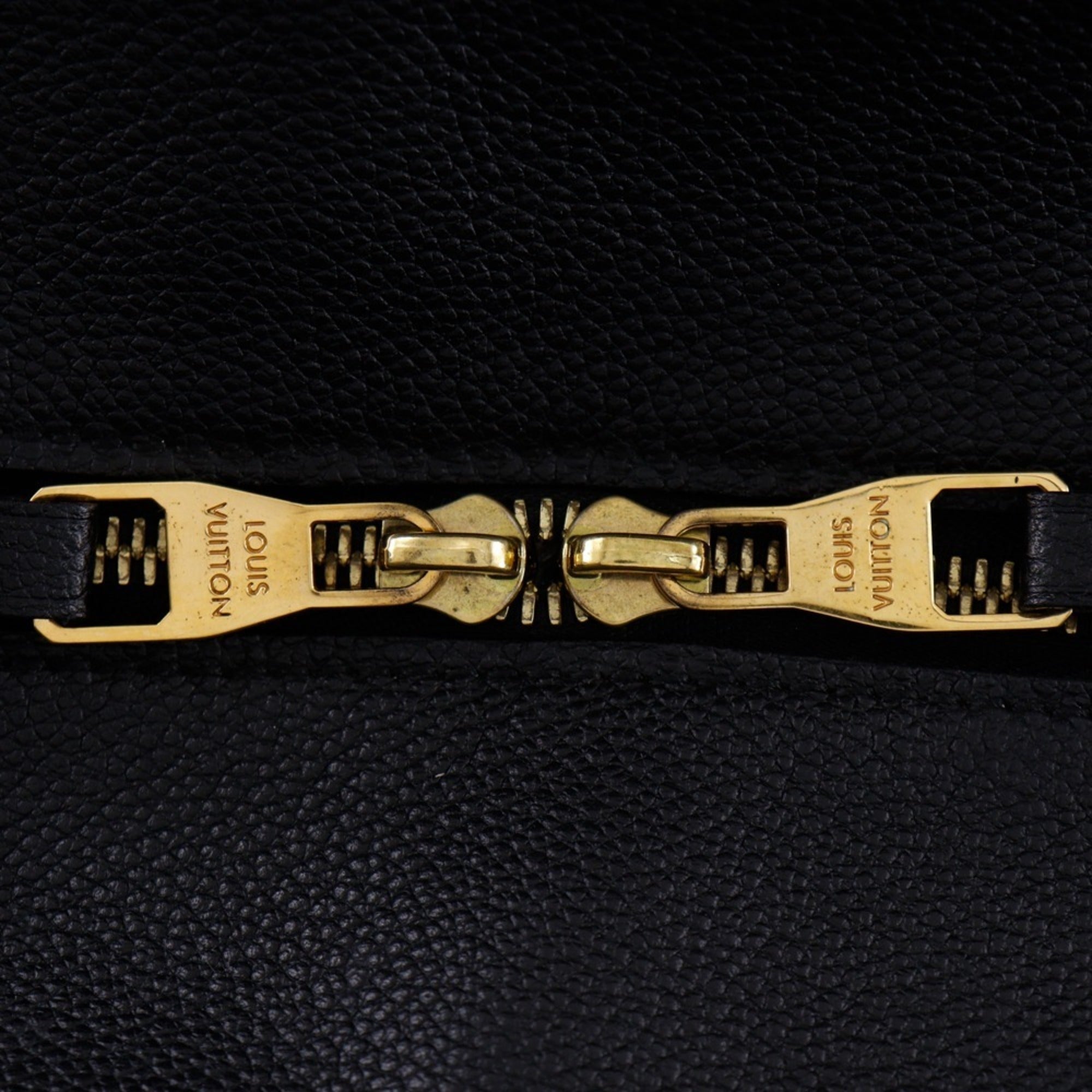 Louis Vuitton Black Noir Monogram Empreinte Handbag