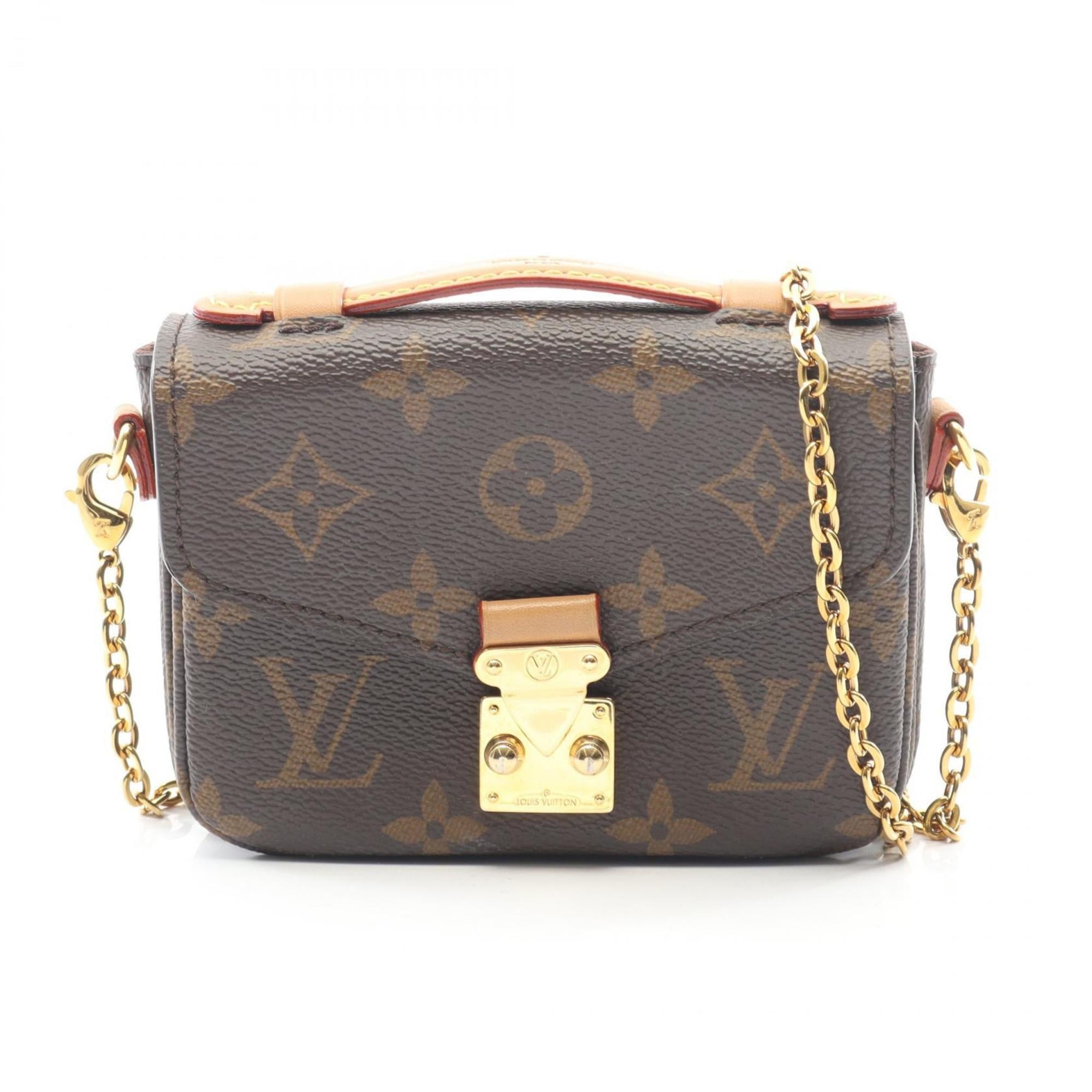 Louis Vuitton Brown Monogram Leather Handbag
