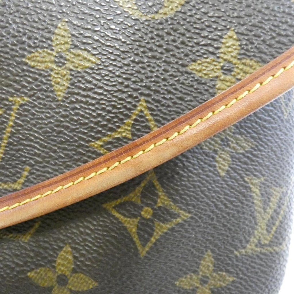 Louis Vuitton Brown Coated Canvas Shoulder Bag
