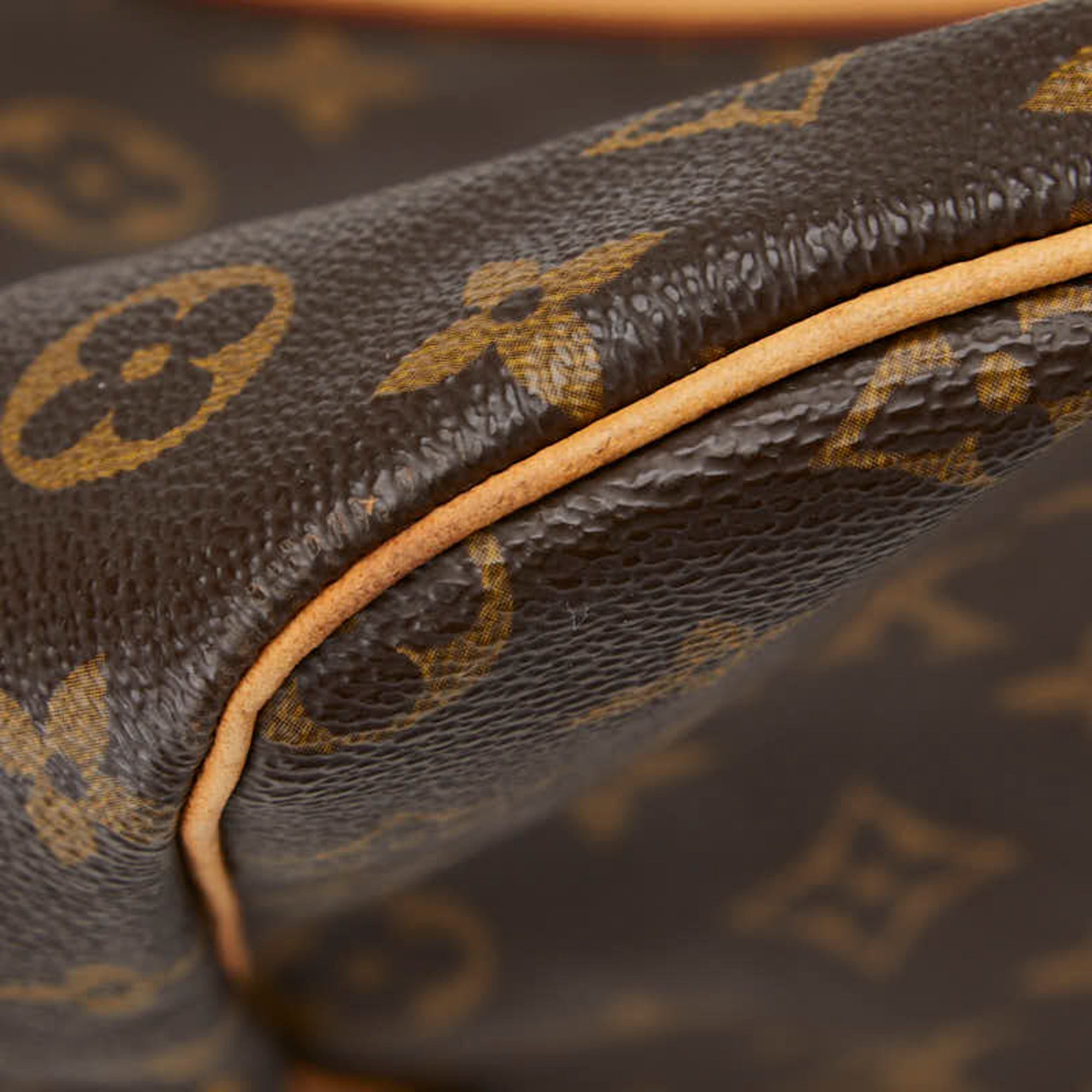 Louis Vuitton Brown Pvc Leather Boston Bag