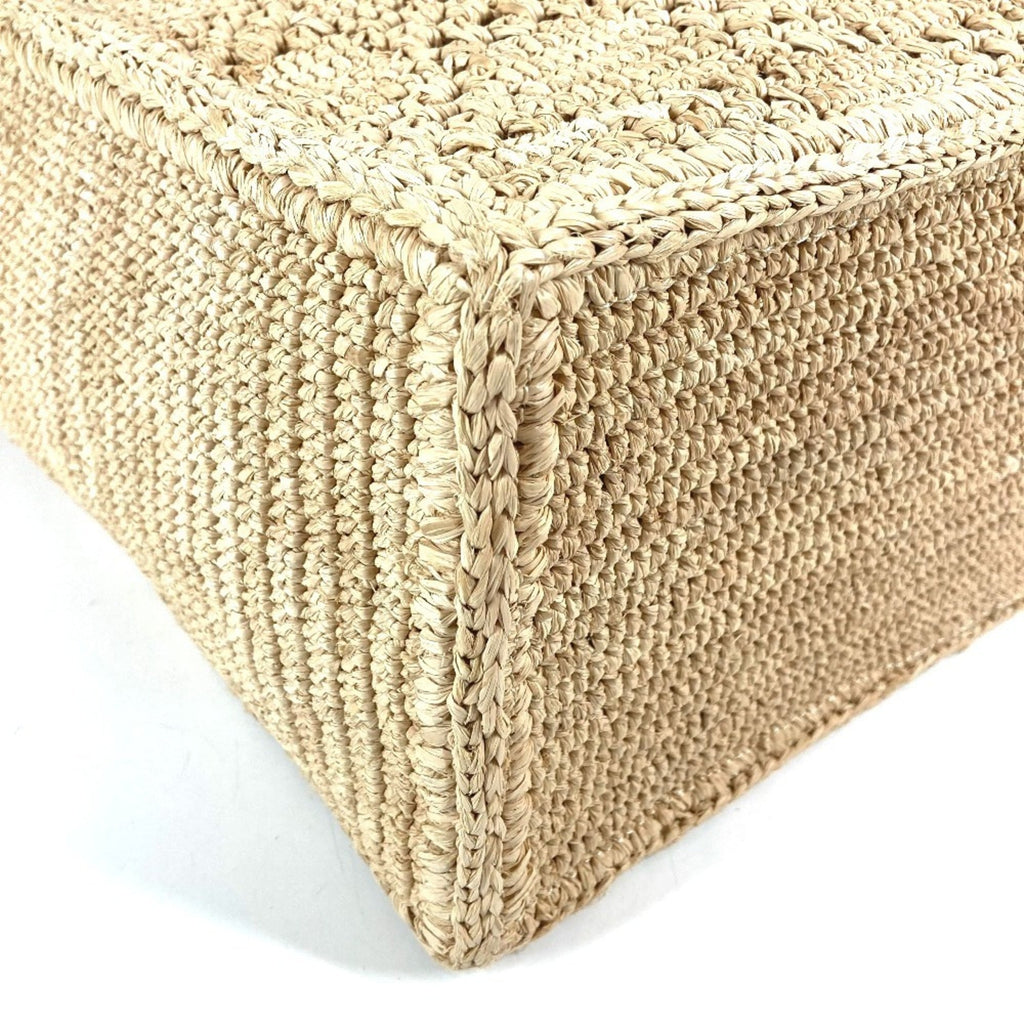 Louis Vuitton Natural Raffia Leather Handbag Shoulder Bag Tote Bag