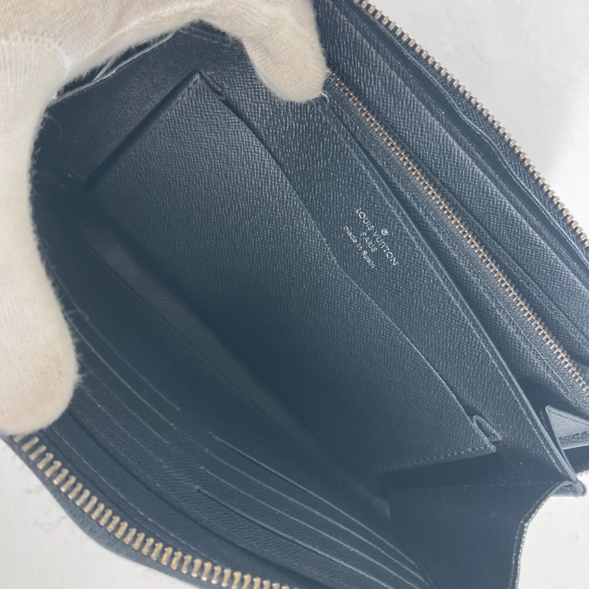 Louis Vuitton Monogram Eclipse Black Monogram Eclipse Long Wallet