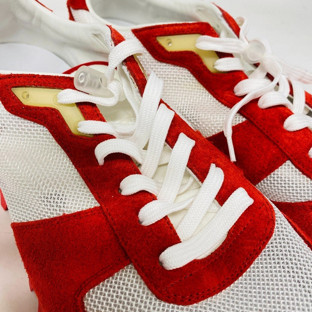 Louis Vuitton Red Color White Sneakers