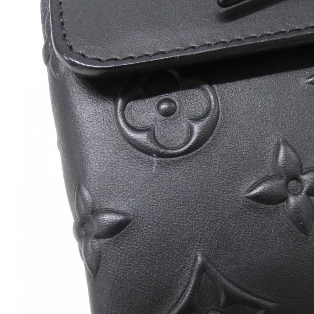 Louis Vuitton Black Leather Shoulder Bag