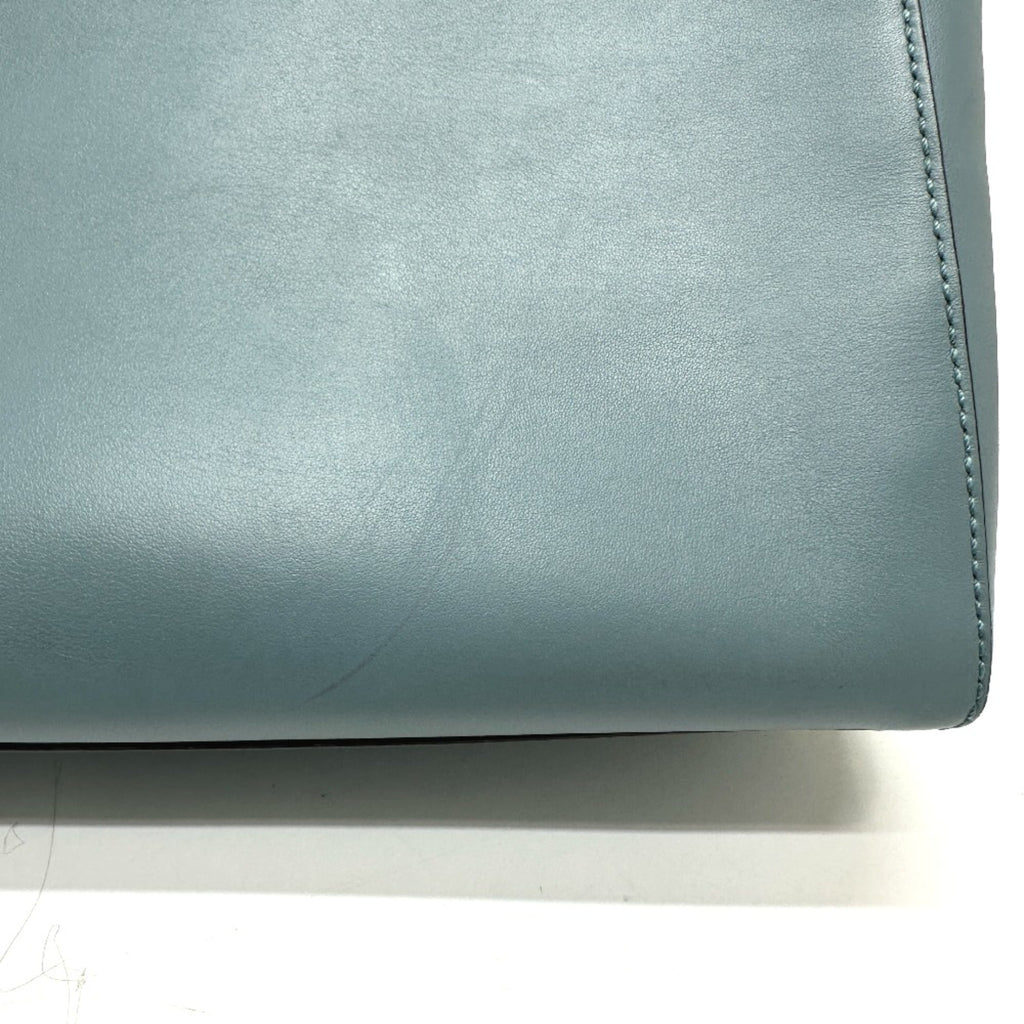 Fendi Blue Leather Handbag