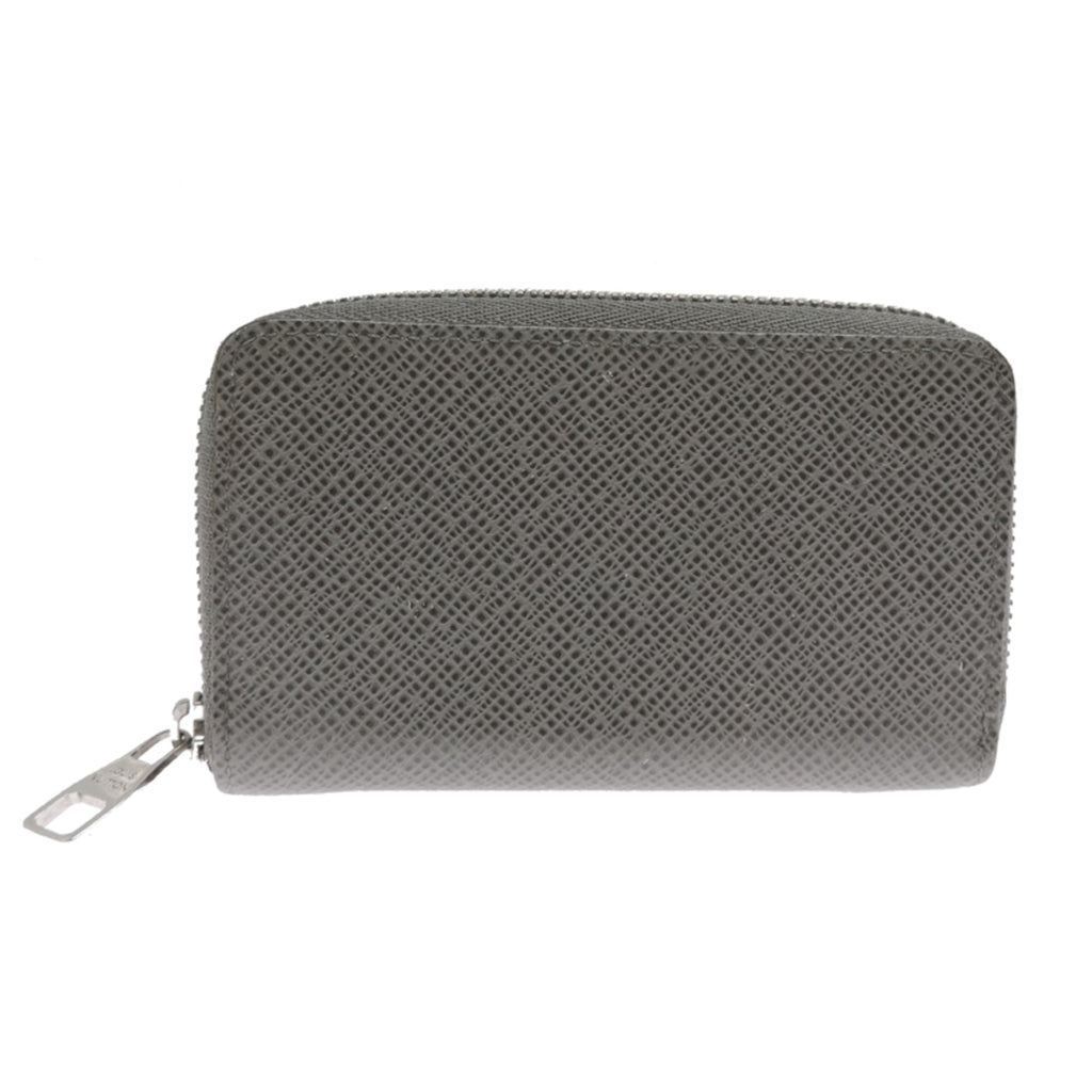 Louis Vuitton Gray Taiga Leather Coin Purse/Coin Case
