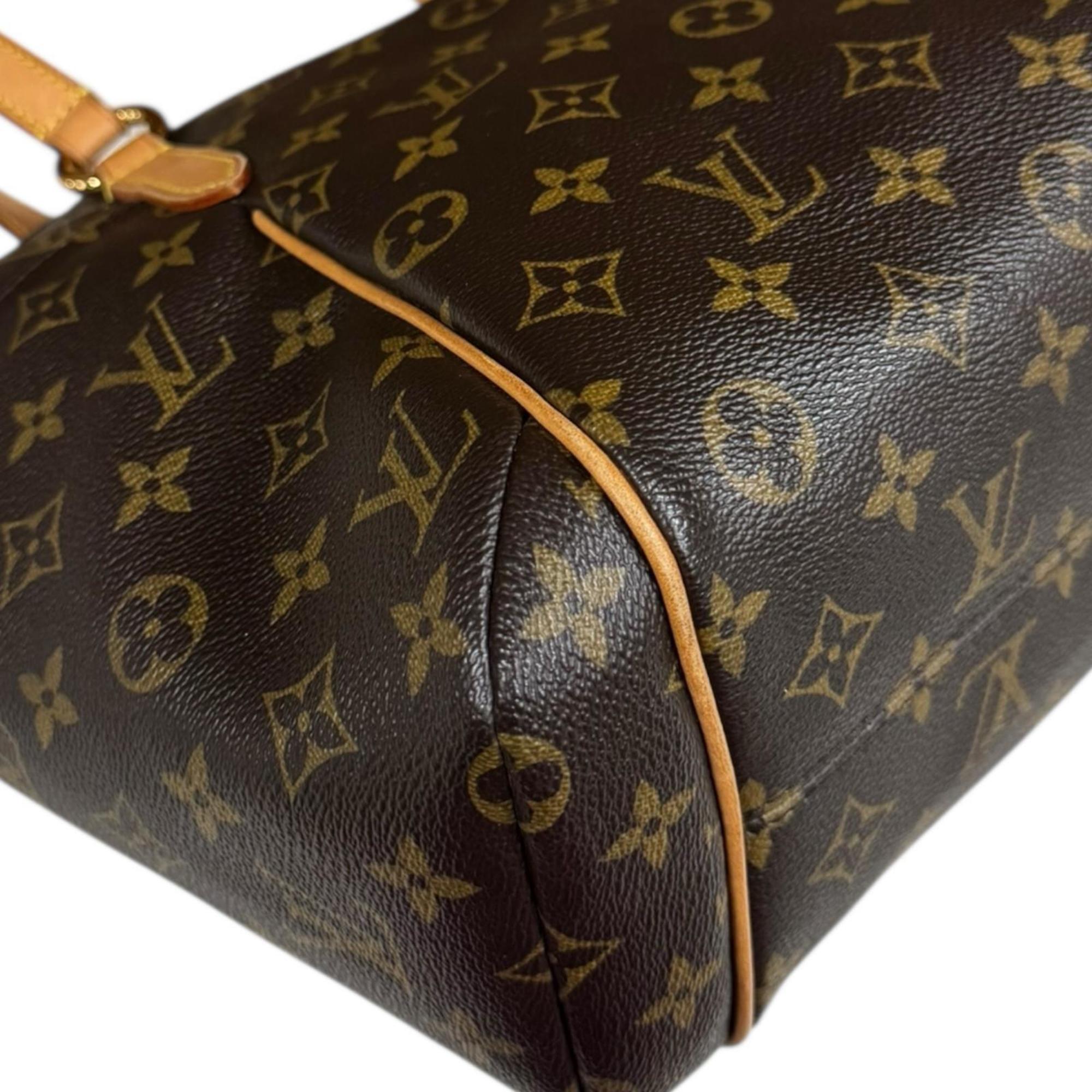 Louis Vuitton Brown Monogram Canvas Tote Bag