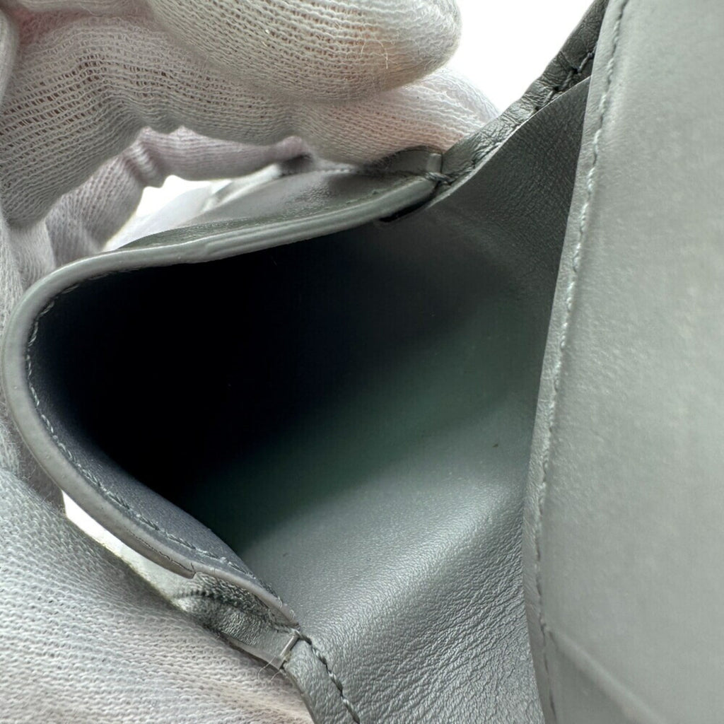 Louis Vuitton Dark Gray Gray Leather Wallet