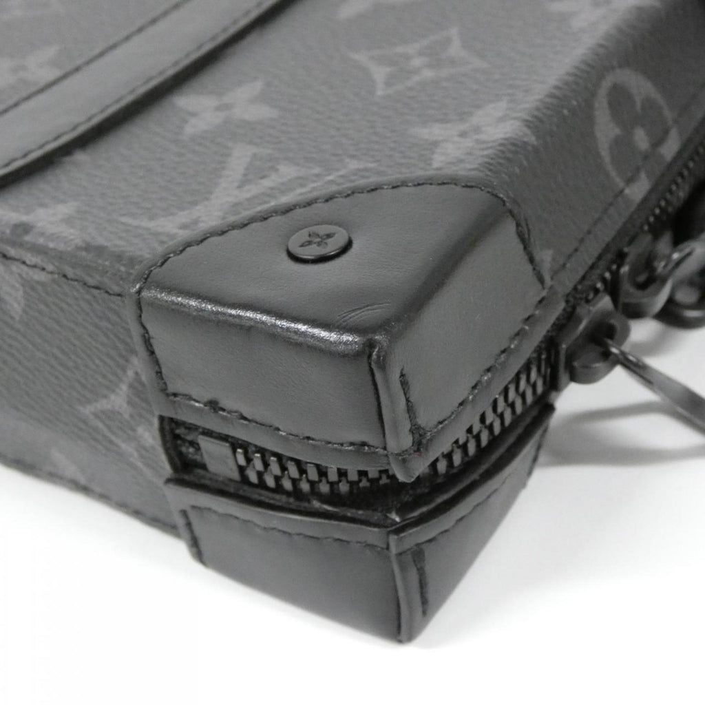 Louis Vuitton Black Coated Canvas Shoulder Bag