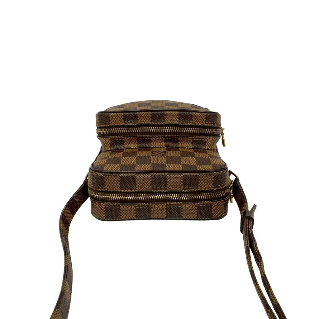 Louis Vuitton Brown Leather Pvc Pochette Shoulder Bag