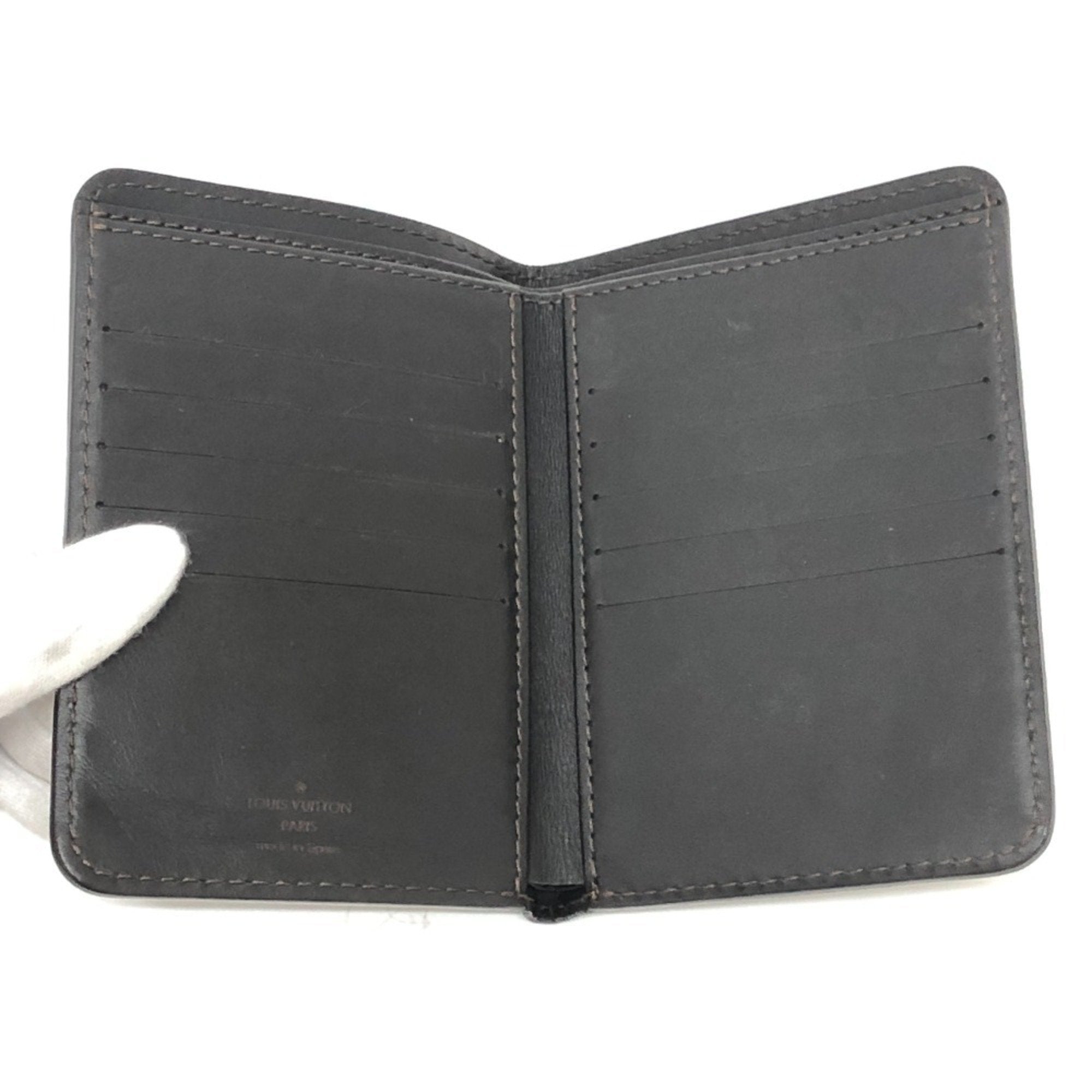 Louis Vuitton Coffee Utah Leather Coin Purse/Coin Case