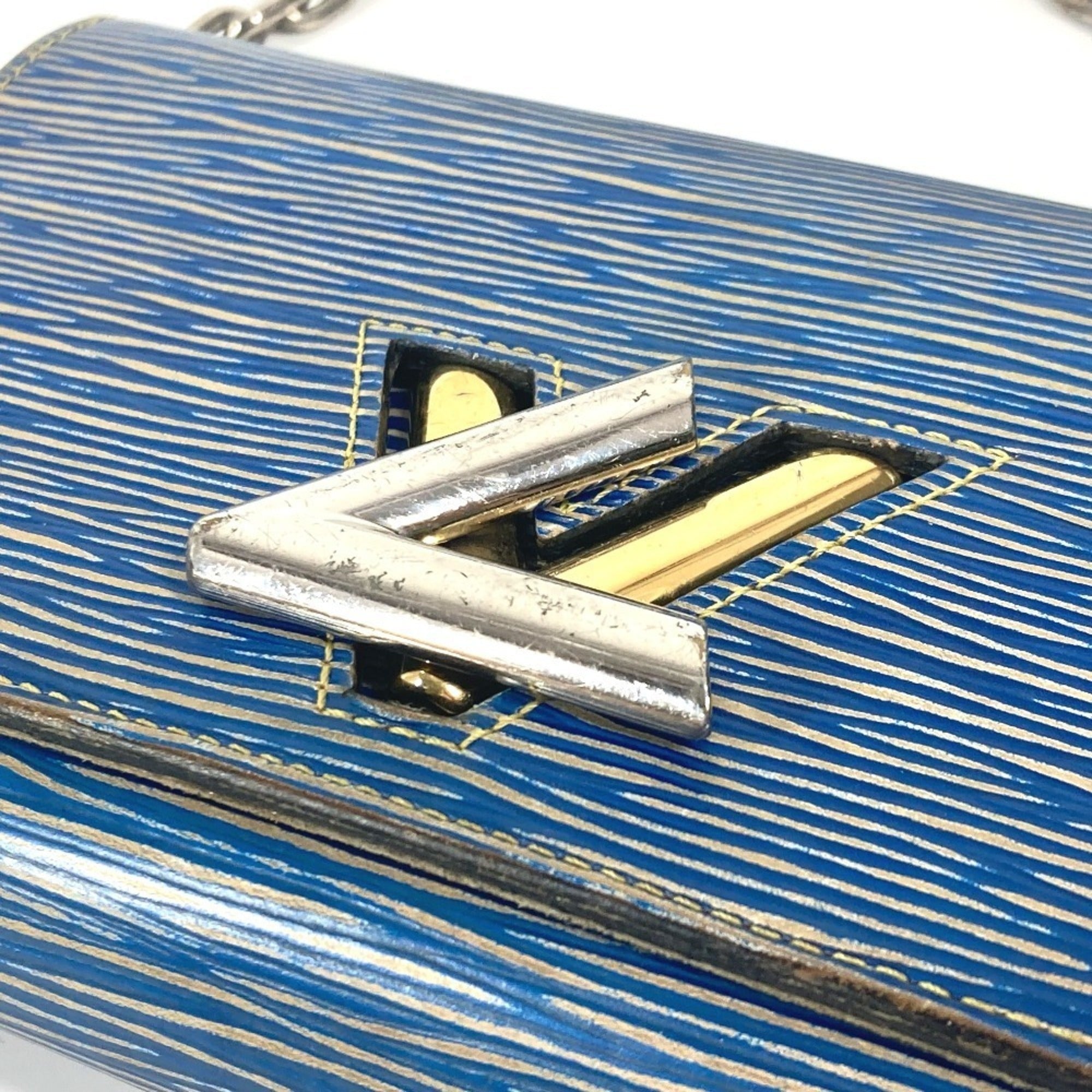 Louis Vuitton Epi Blue Epi Leather Shoulder Bag