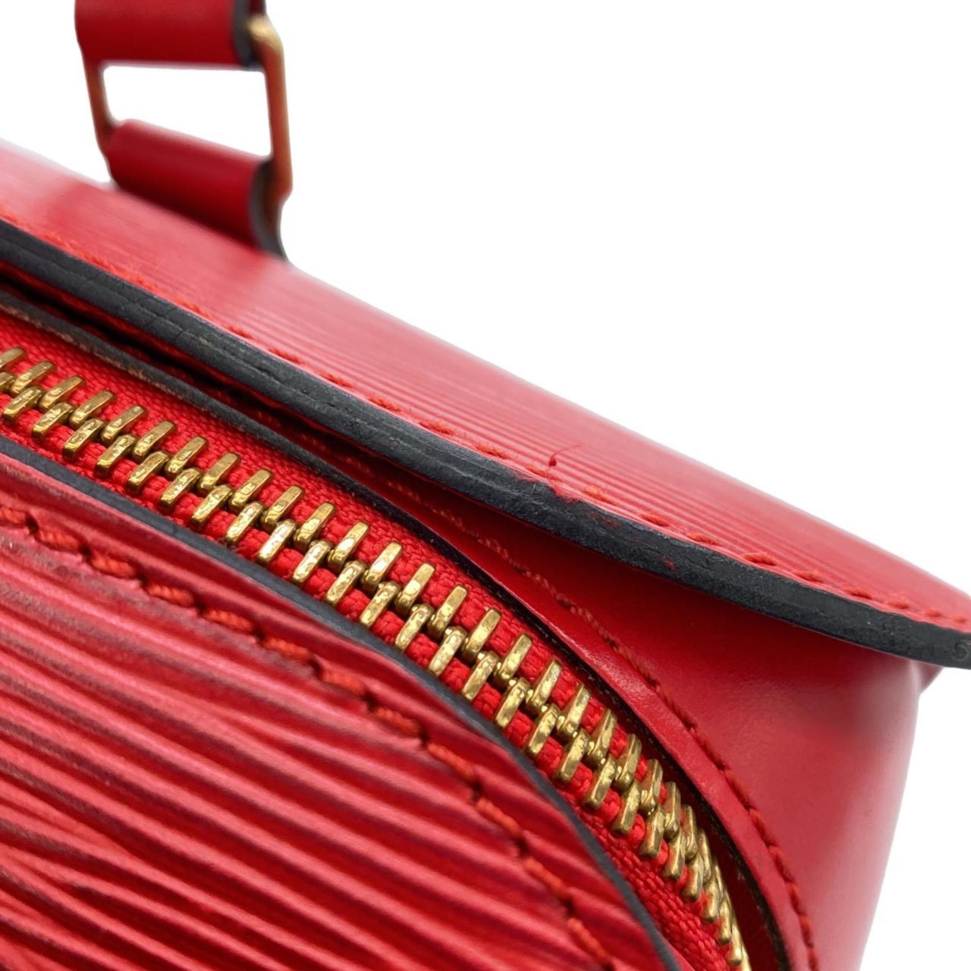 Louis Vuitton Red Color Leather Handbag