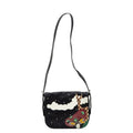 Louis Vuitton Black Noir Satin Leather Shoulder Bag