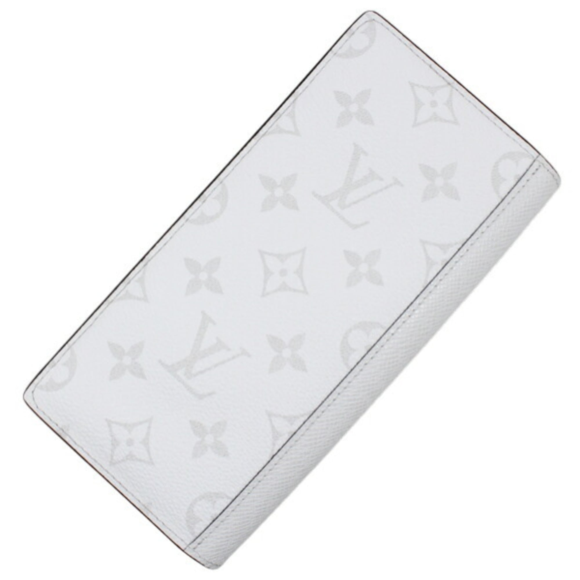 Louis Vuitton Taigarama Blanc White Taigarama Long Wallet