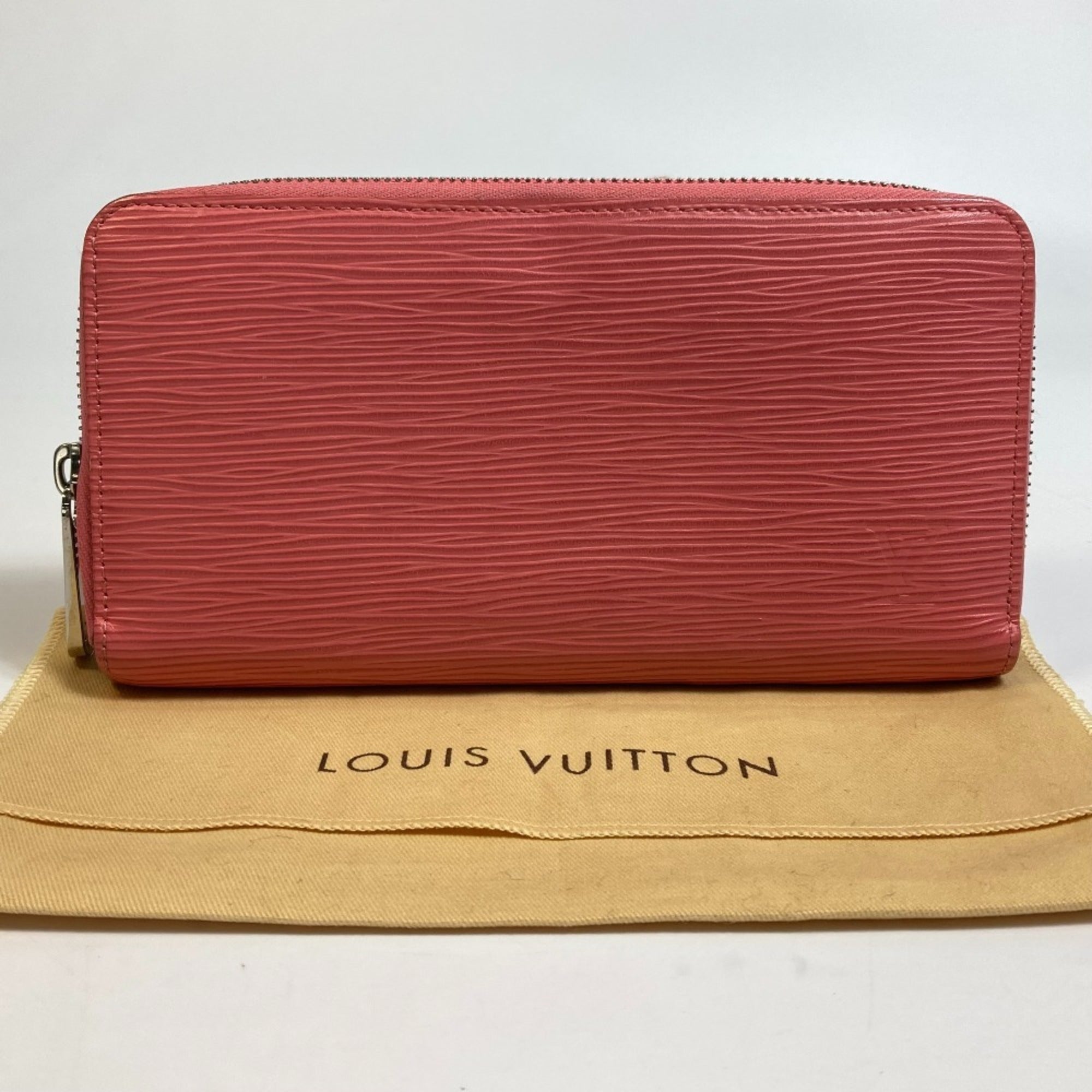 Louis Vuitton Epi Corail Pink Epi Leather Long Wallet