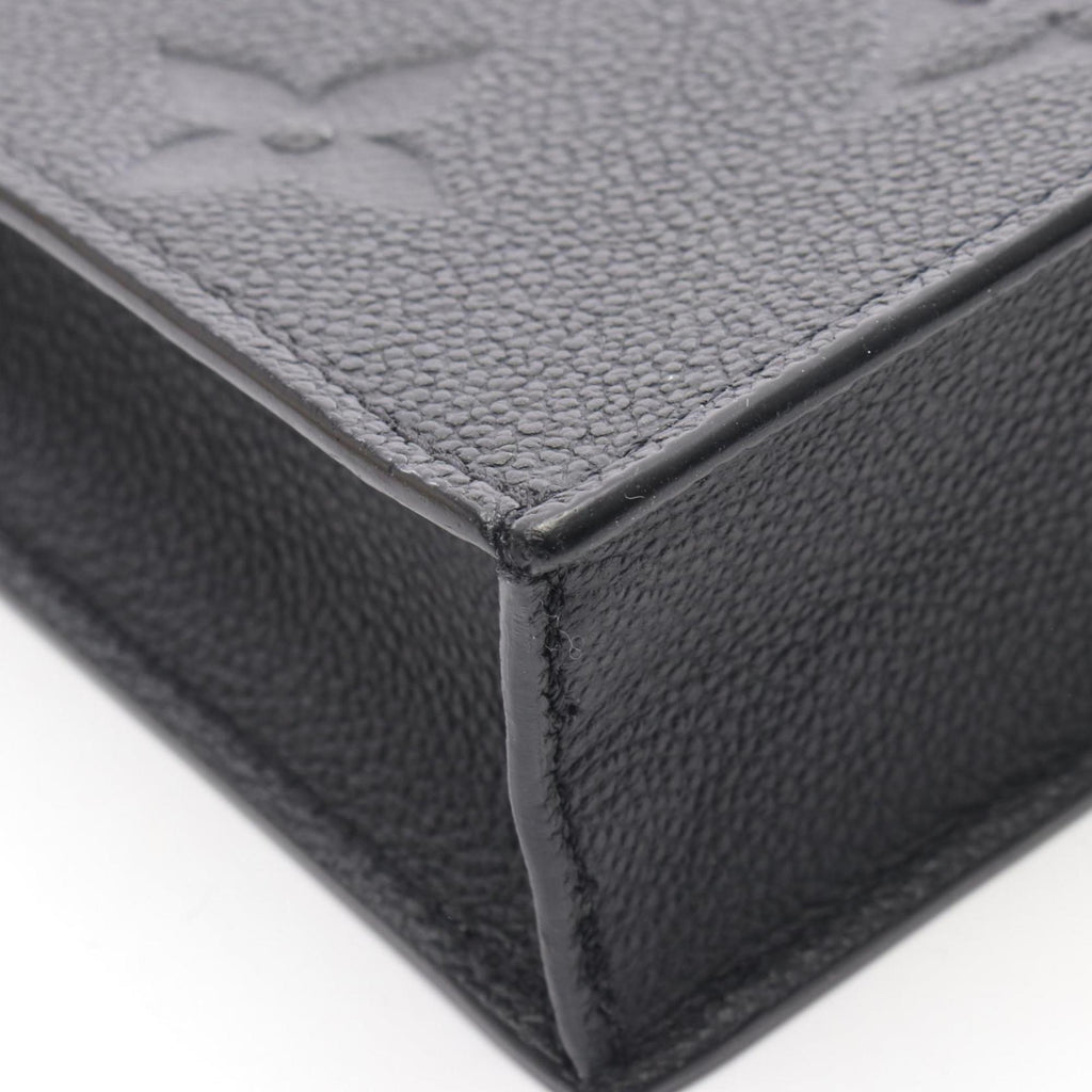 Louis Vuitton Black Noir Monogram Empreinte Handbag