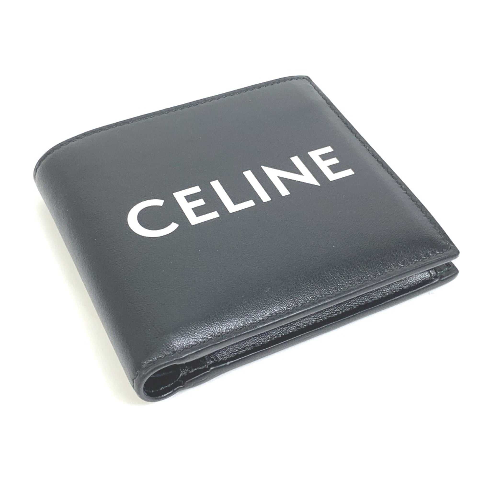 Celine Black Leather Wallet (Bi-Fold)