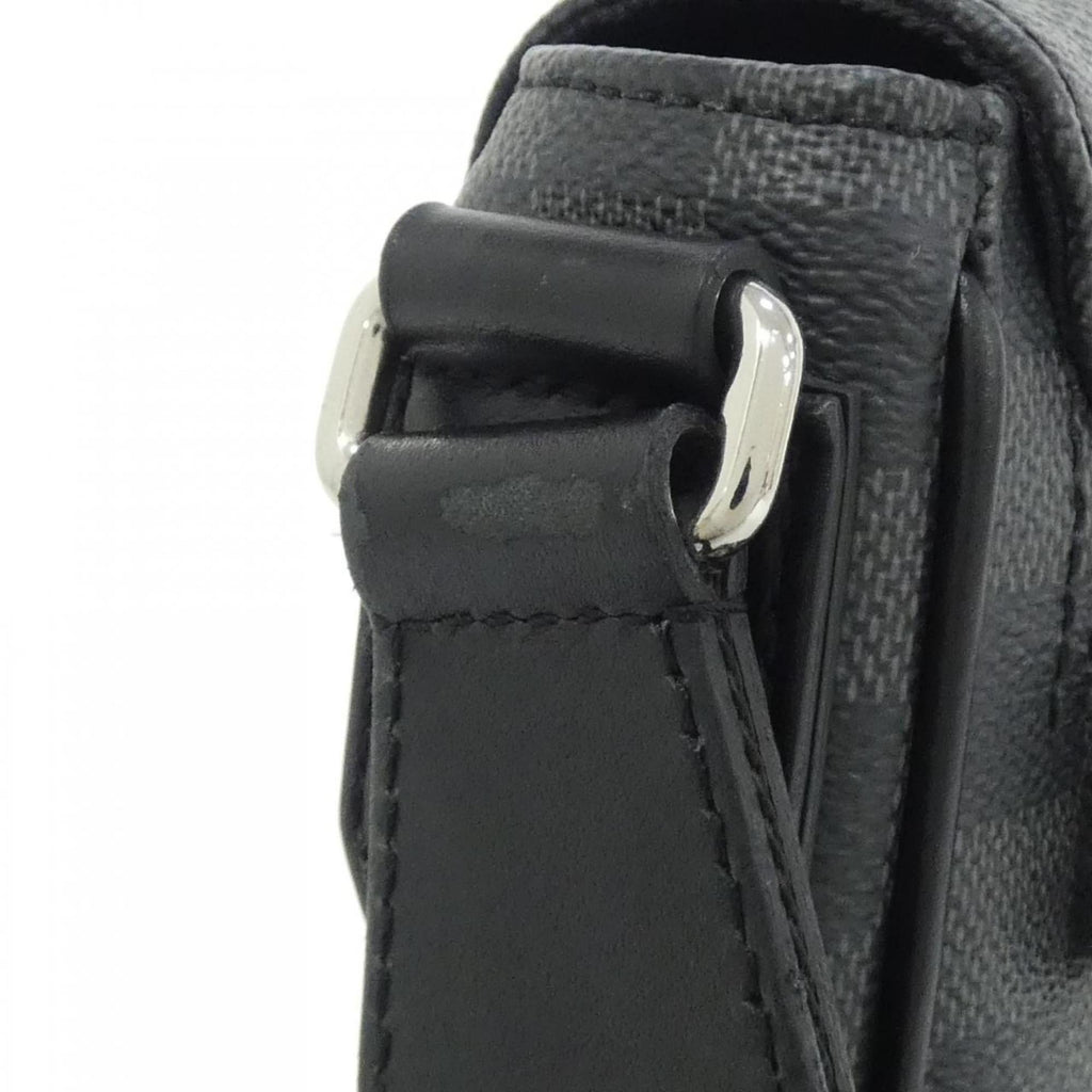 Louis Vuitton Graphite Coated Canvas Shoulder Bag