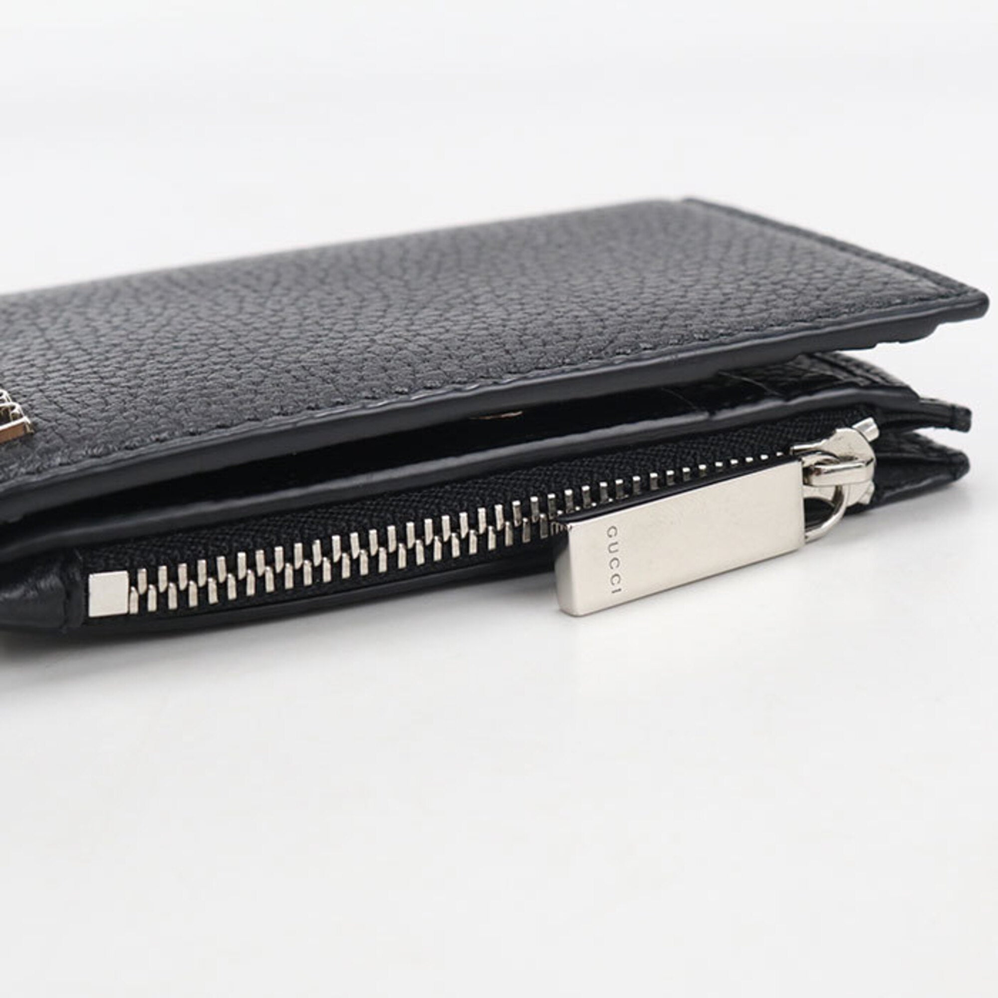 Gucci Black Leather Wallet (Bi-Fold) (Pre-Owned)