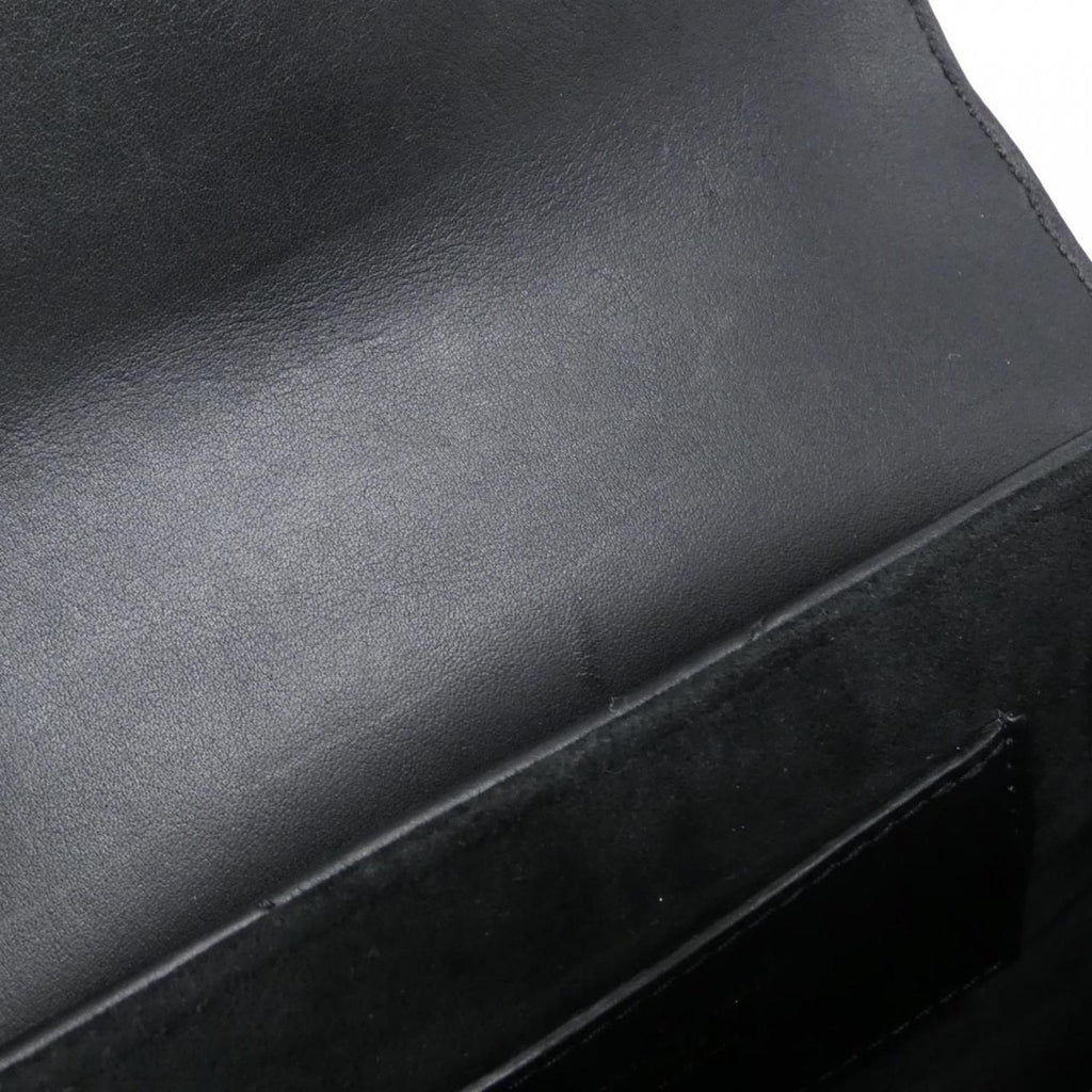 Louis Vuitton Black Leather Pochette Shoulder Bag