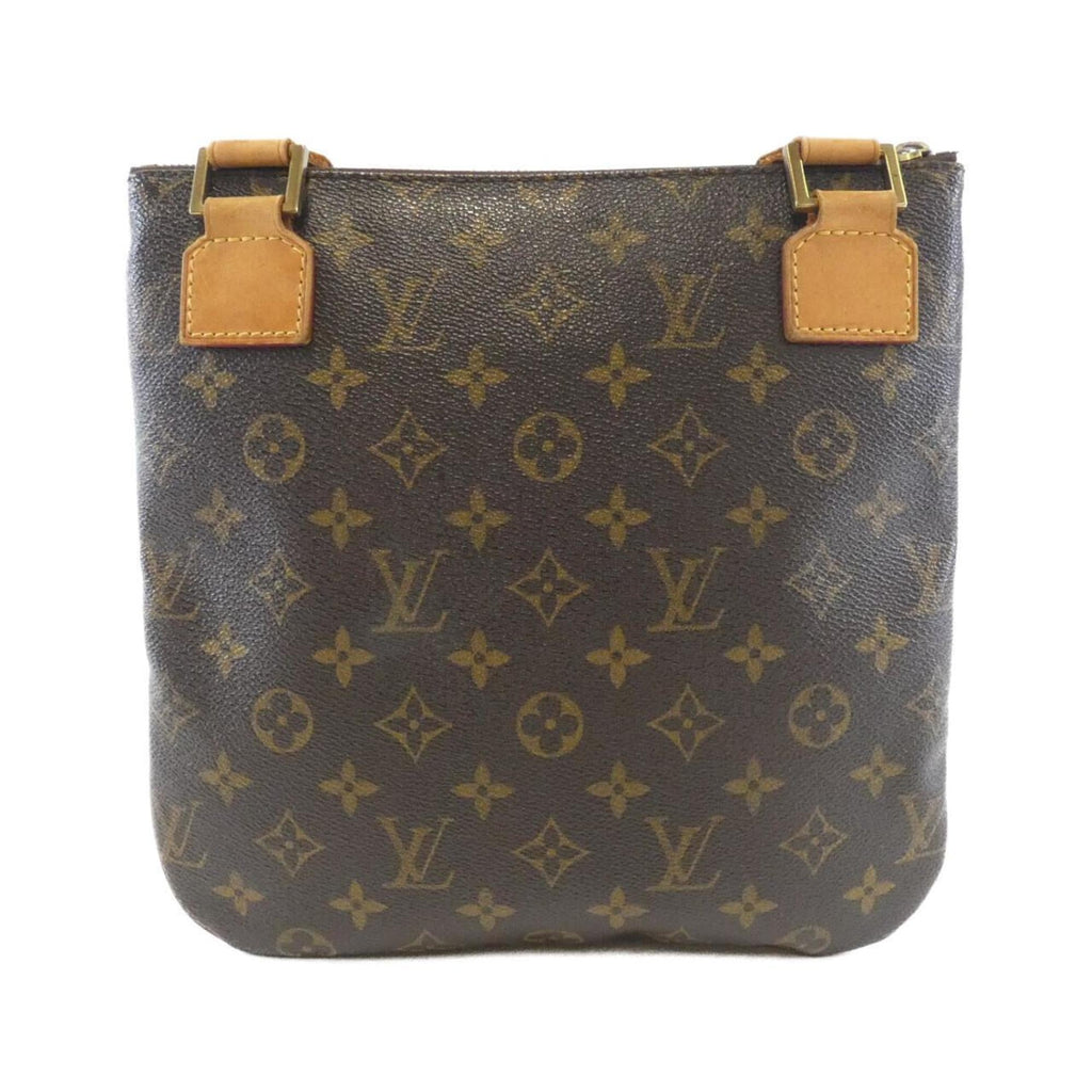 Louis Vuitton Marron Coated Canvas Pochette Shoulder Bag