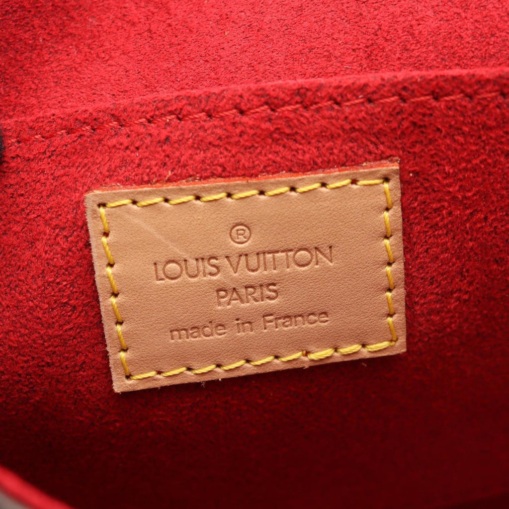 Louis Vuitton Brown Monogram Coated Canvas Leather Handbag Shoulder Bag