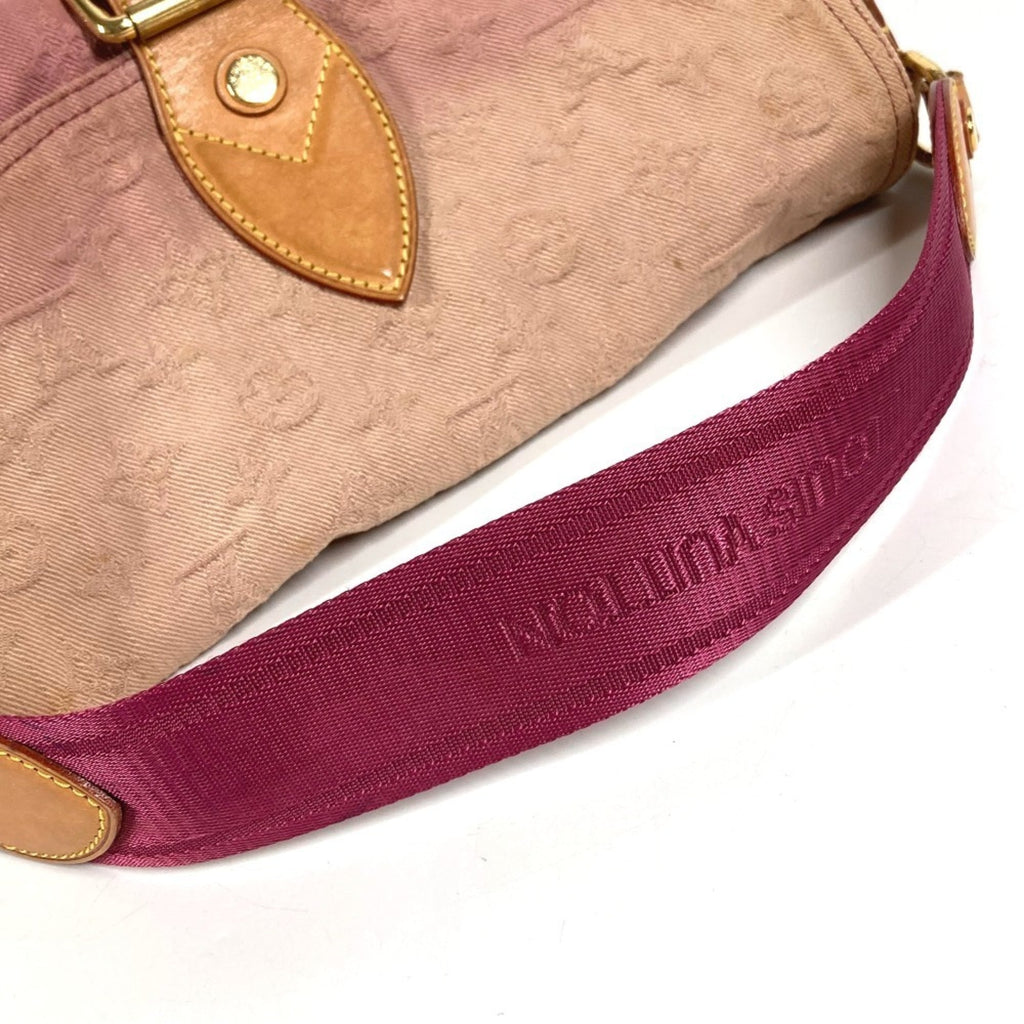 Louis Vuitton Monogram Denim Pink Rouge Fauviste Monogram Denim Shoulder Bag