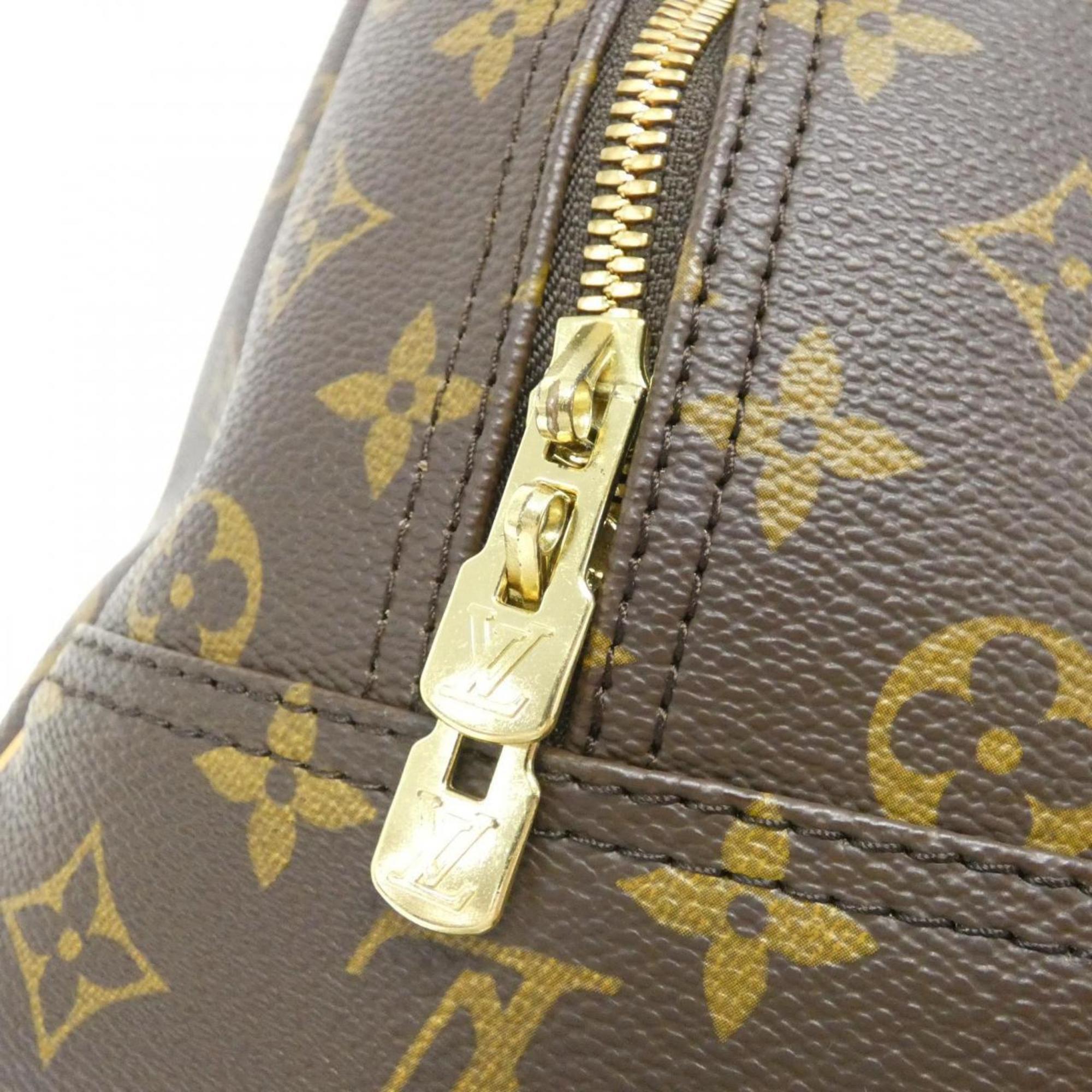 Louis Vuitton Marron Coated Canvas Handbag