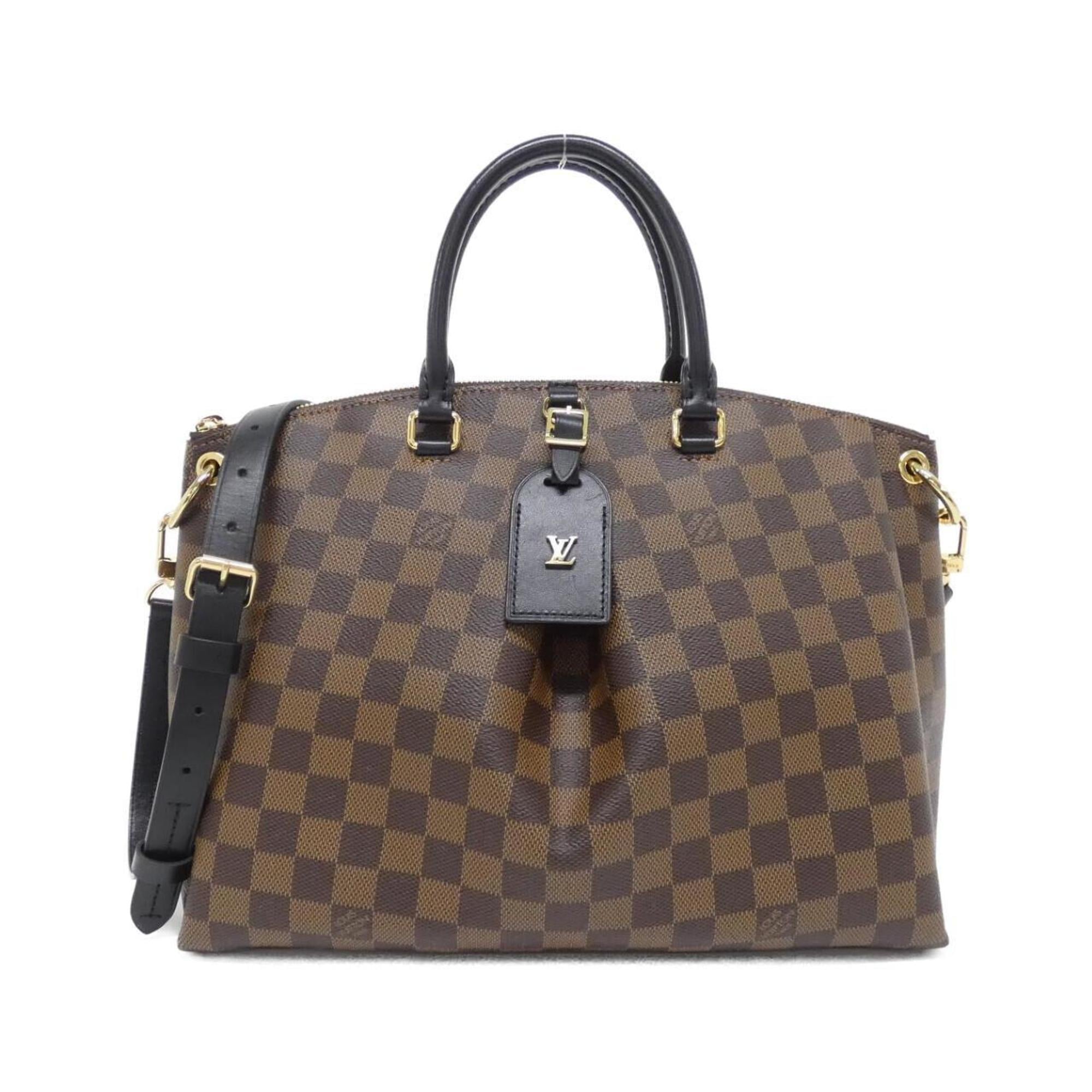 Louis Vuitton Ebene Coated Canvas Handbag