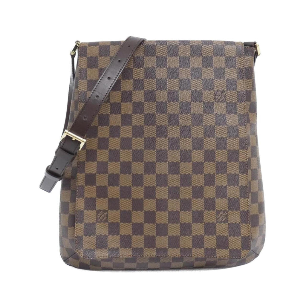 Louis Vuitton Brown Coated Canvas Shoulder Bag