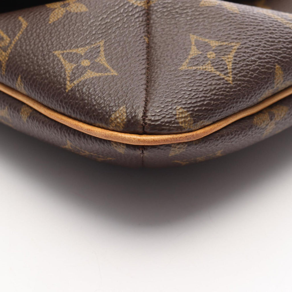 Louis Vuitton Brown Coated Canvas Pvc Leather Shoulder Bag