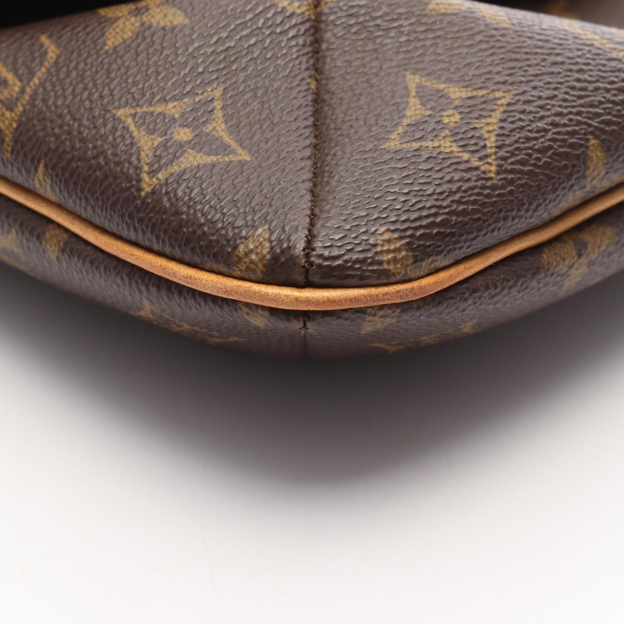 Louis Vuitton Brown Coated Canvas Pvc Leather Shoulder Bag