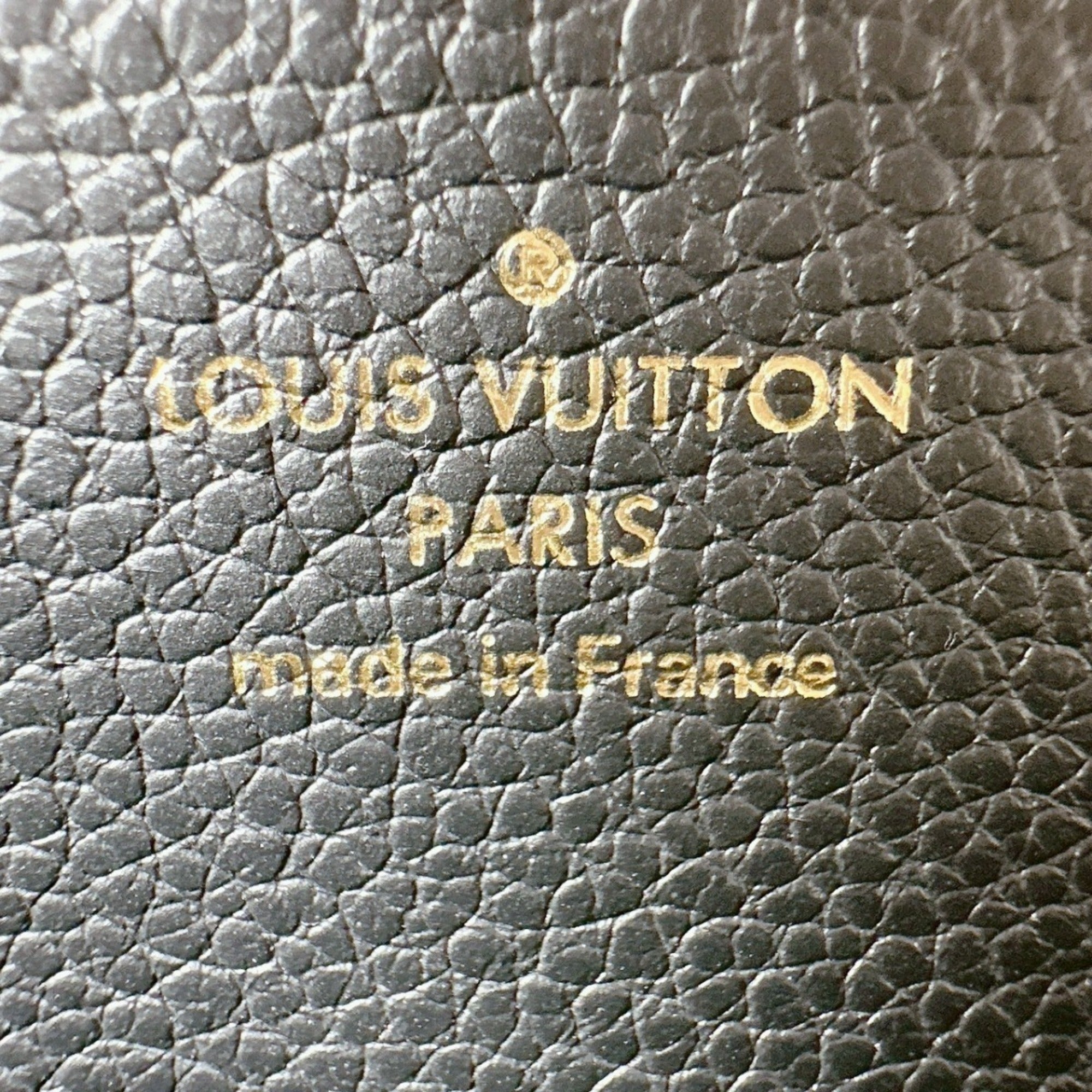 Louis Vuitton Beige Black Monogram Empreinte Long Wallet