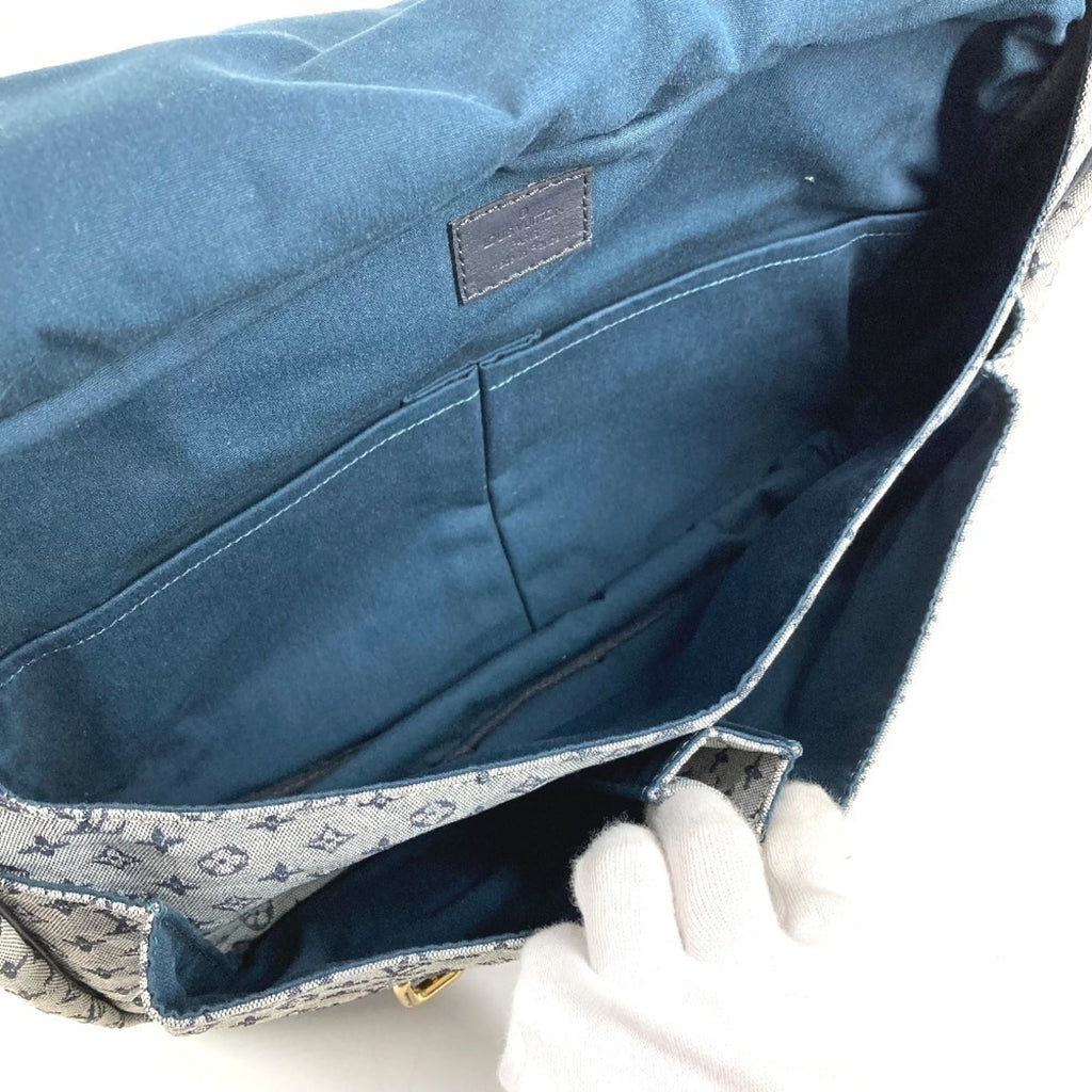 Louis Vuitton Navy Monogram Mini Messenger Bag Shoulder Bag