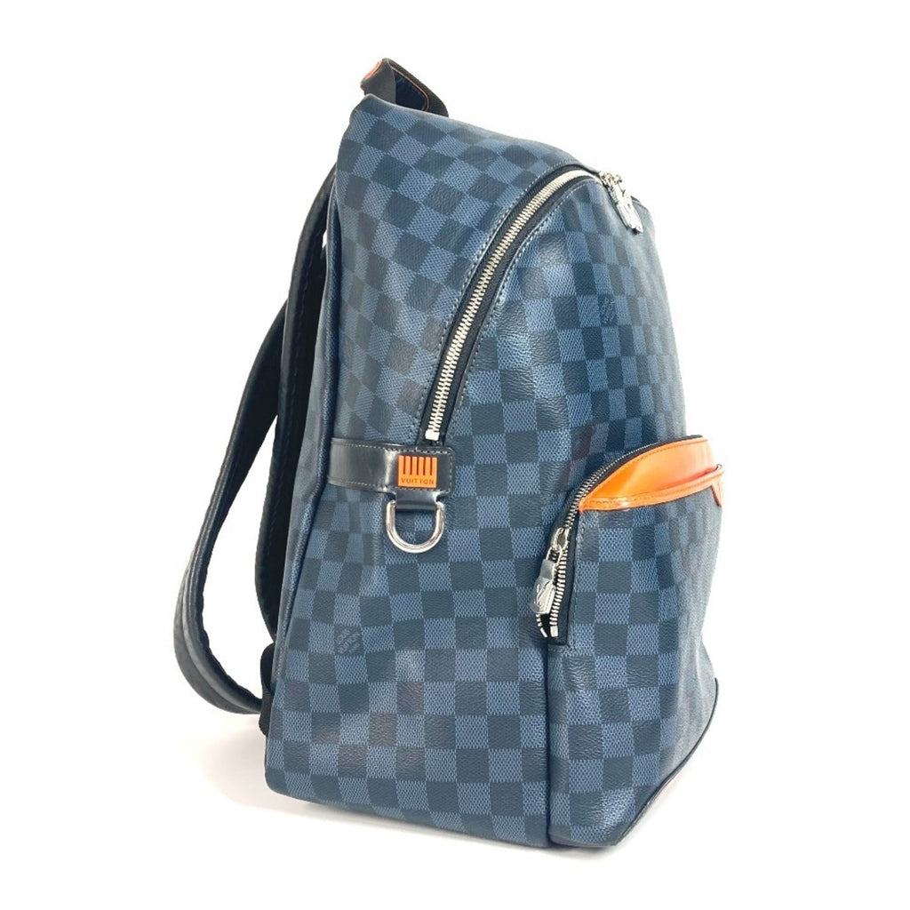 Louis Vuitton Damier Cobalt Navy Orange Backpack