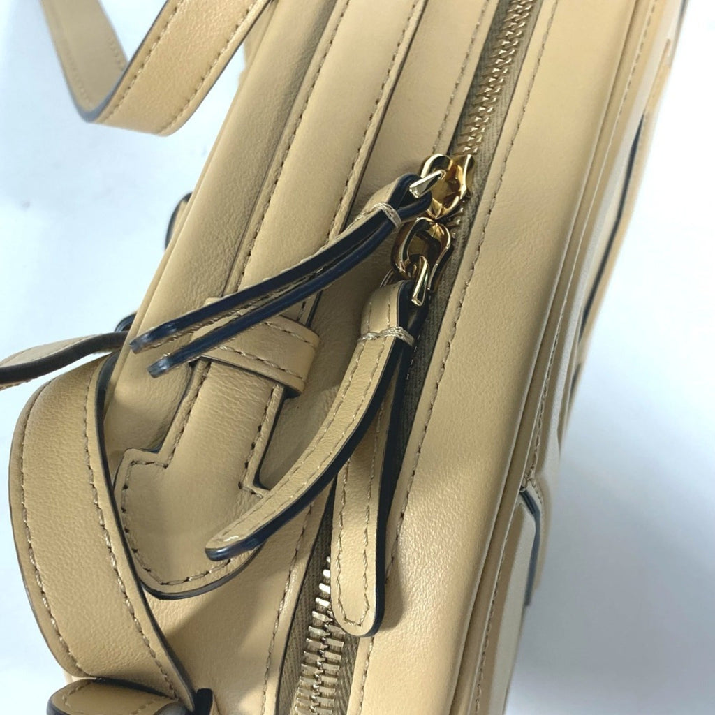 Fendi Beige Leather Handbag Shoulder Bag