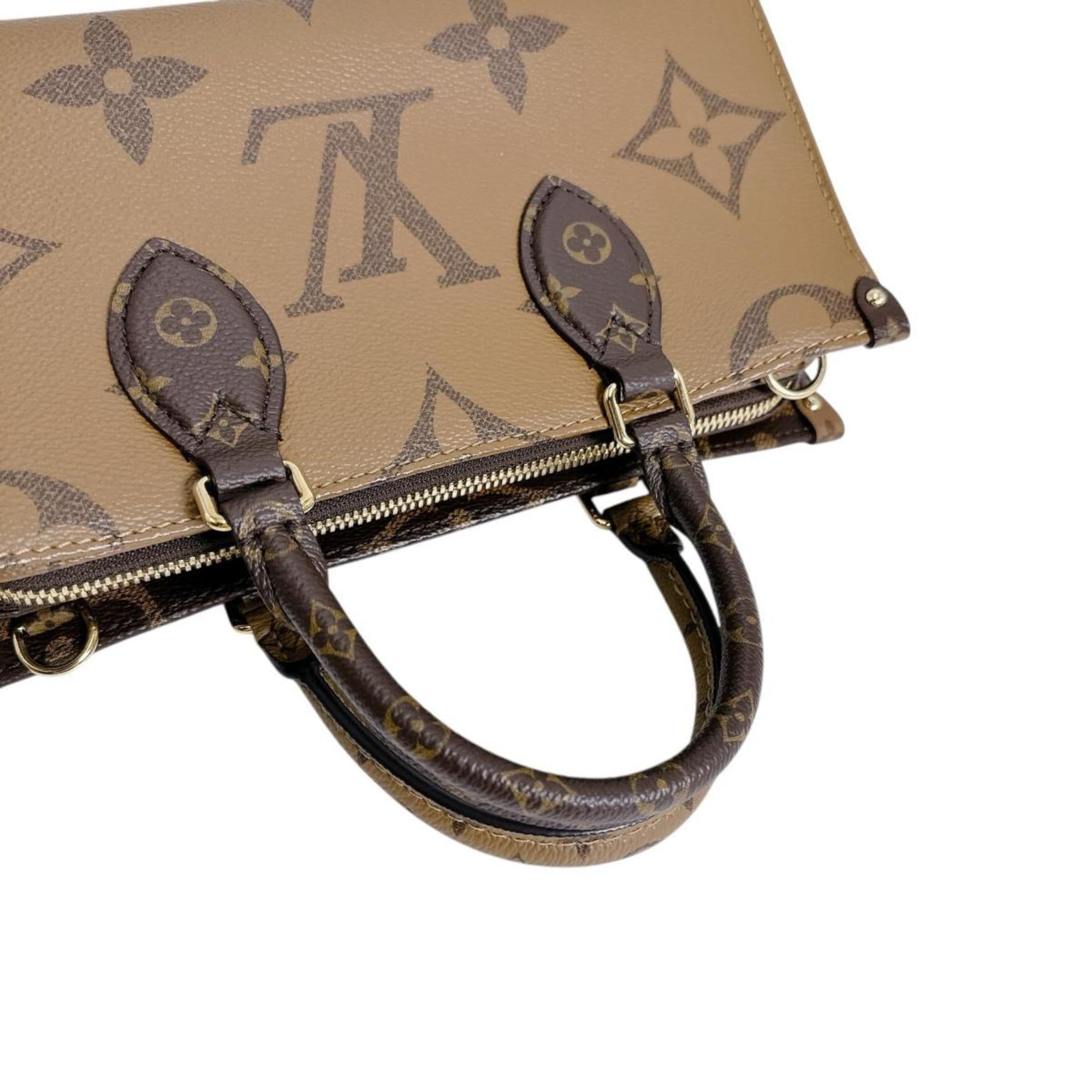 Louis Vuitton Brown Monogram Pouch Tote Bag
