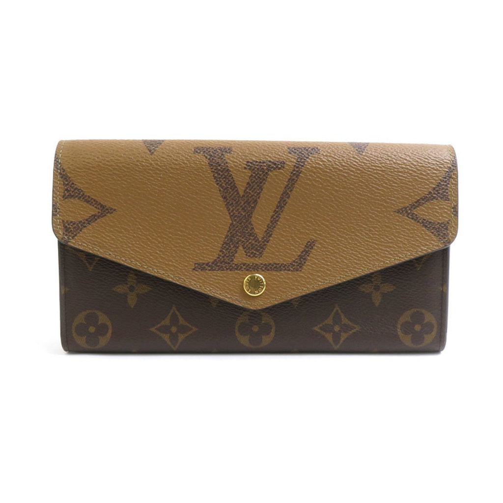 Louis Vuitton Brown Monogram Reverse Monogram Reverse Long Wallet