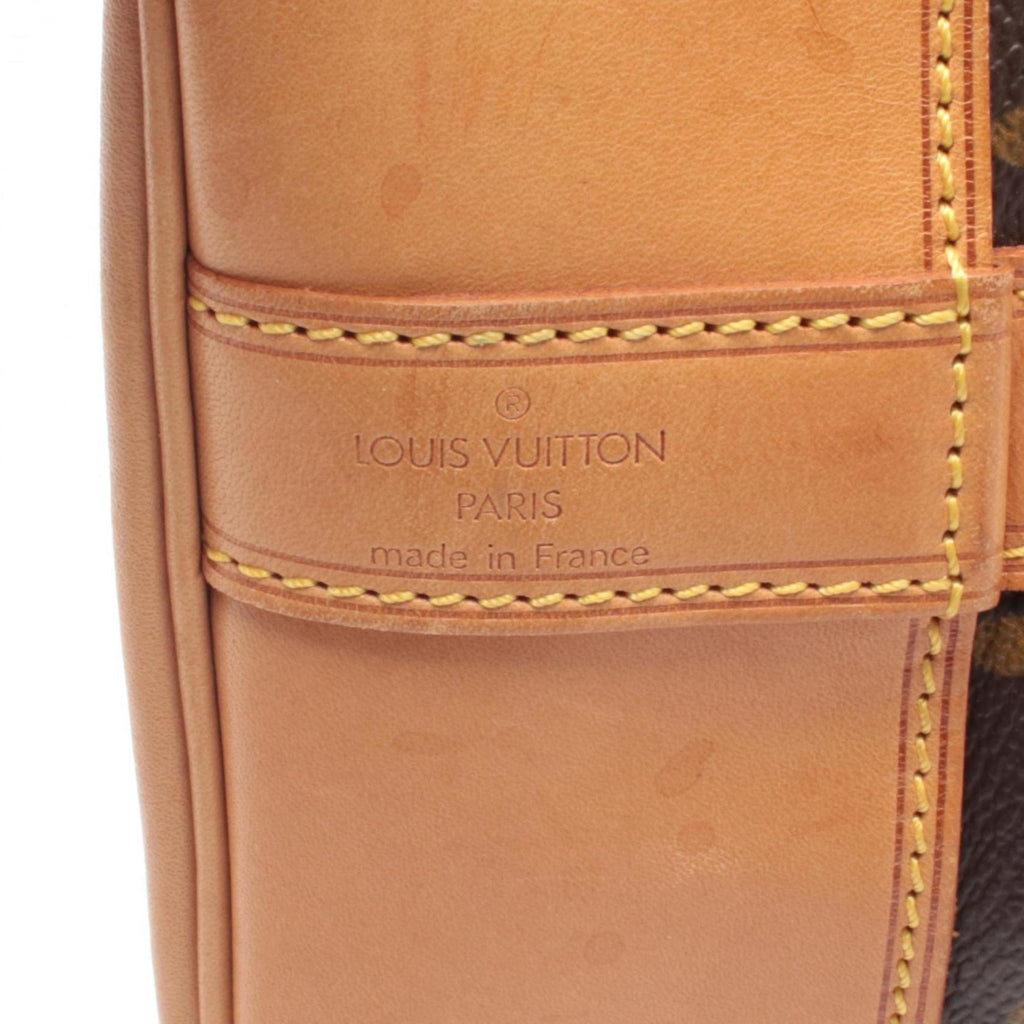 Louis Vuitton Brown Monogram Coated Canvas Leather Handbag Shoulder Bag