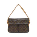 Louis Vuitton Brown Coated Canvas Shoulder Bag