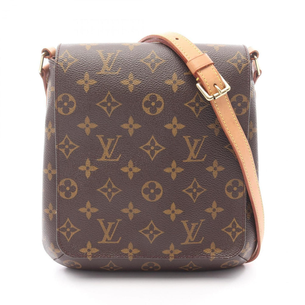 Louis Vuitton Brown Coated Canvas Pvc Monogram Leather Shoulder Bag