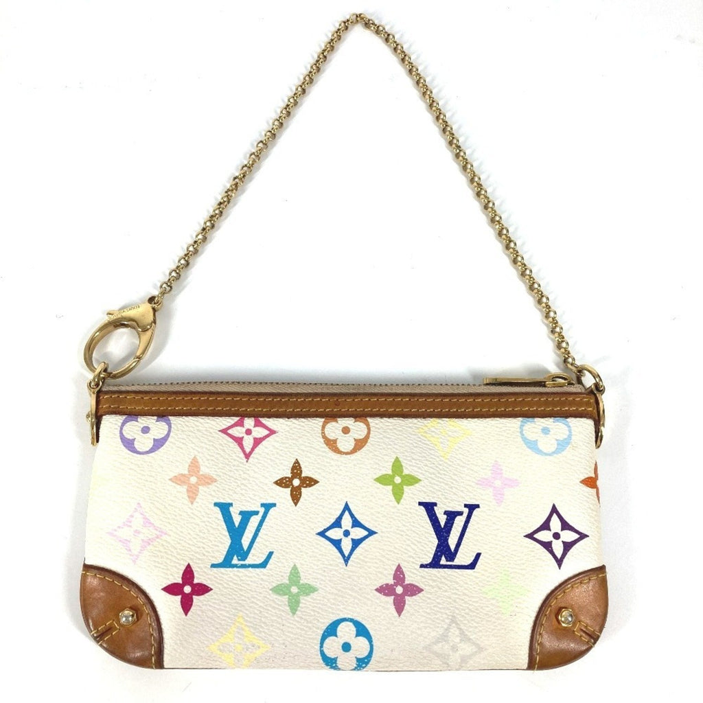 Louis Vuitton Blanc Monogram Multicolore Pouch Shoulder Bag