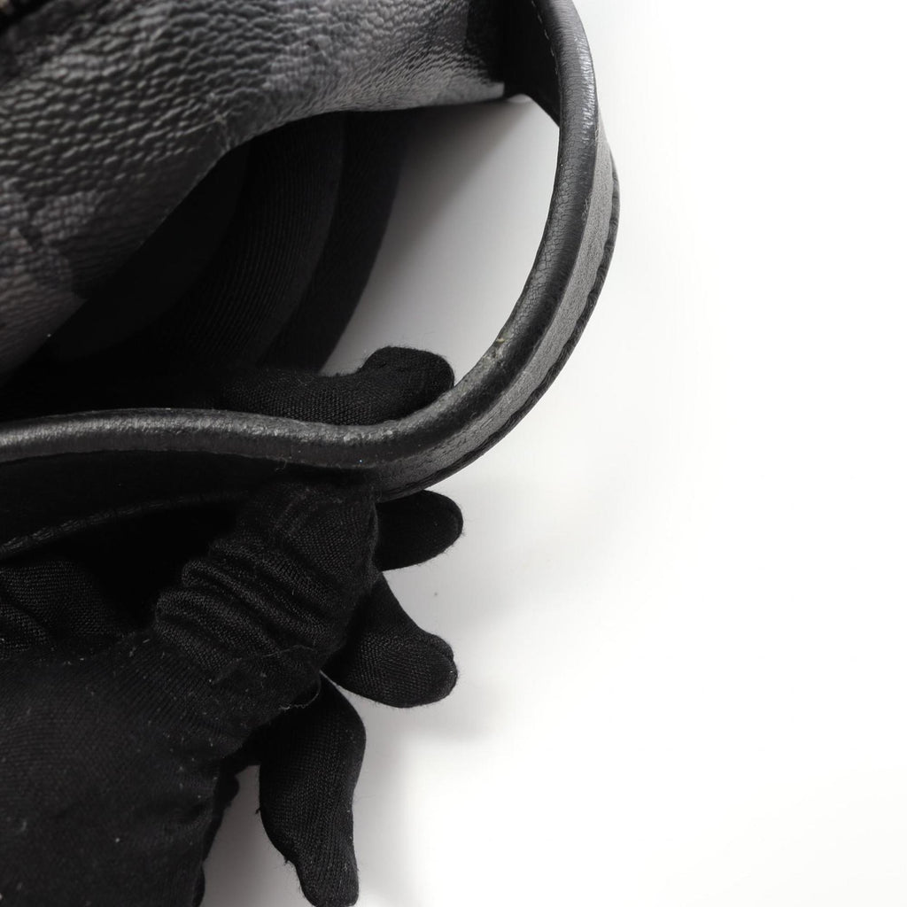 Louis Vuitton Black Gray Coated Canvas Backpack