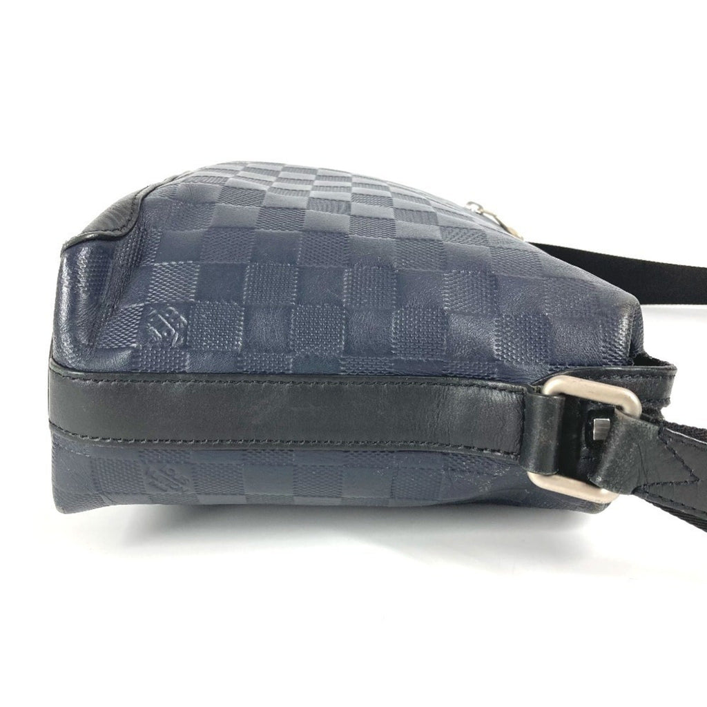 Louis Vuitton Black Galle Navy Damier Infini Shoulder Bag