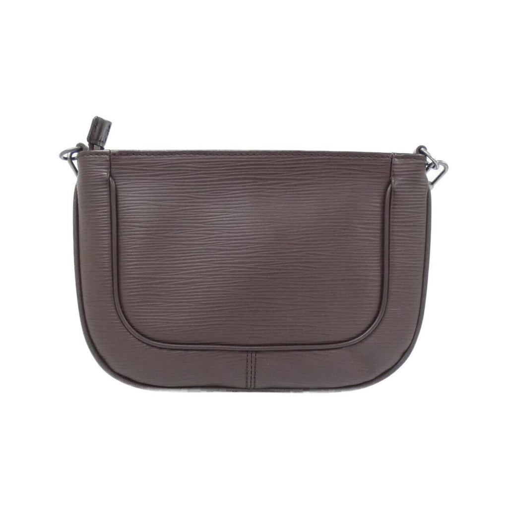 Louis Vuitton Mocha Leather Shoulder Bag