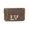 Louis Vuitton Ebene Coated Canvas Pochette Shoulder Bag