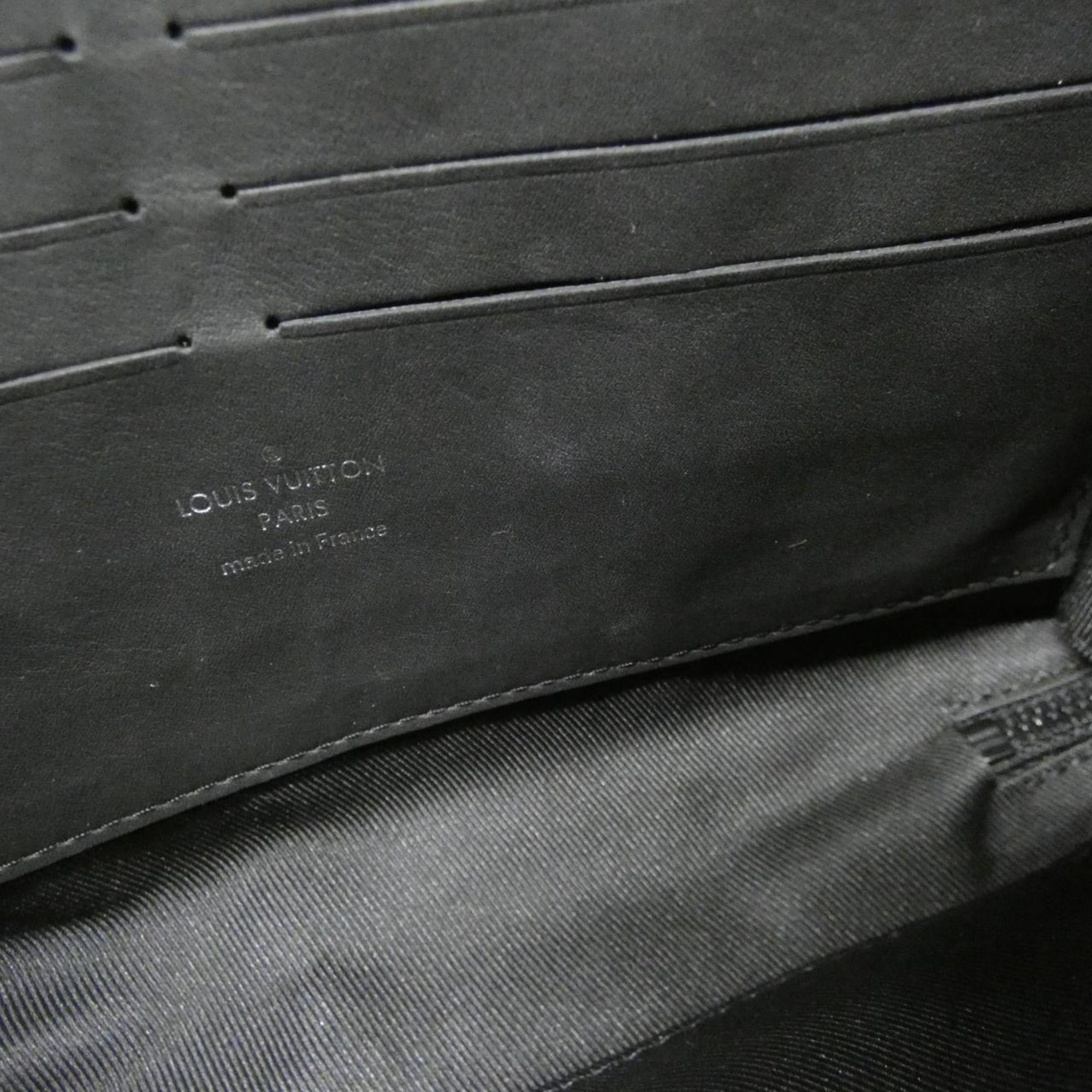Louis Vuitton Black Leather Shoulder Bag